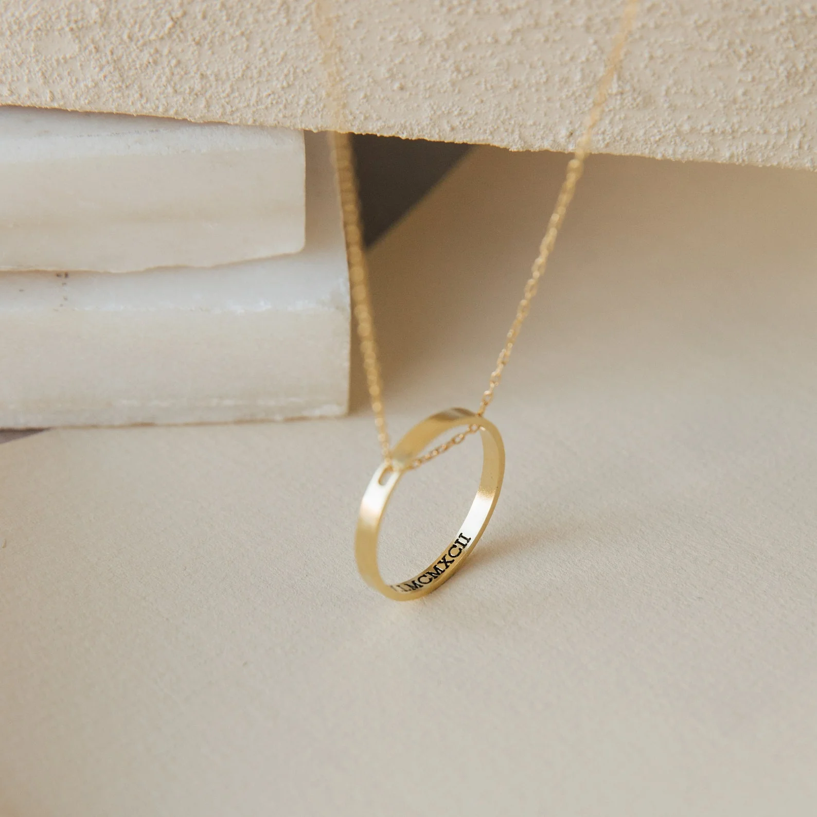 Inner Circle Necklace in 18K Gold - Image 3