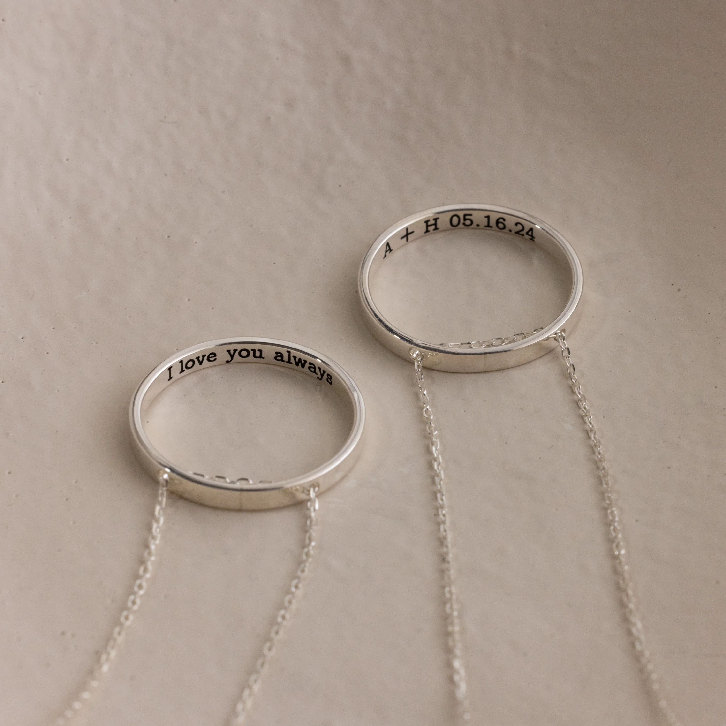 Inner Circle Necklace in Silver