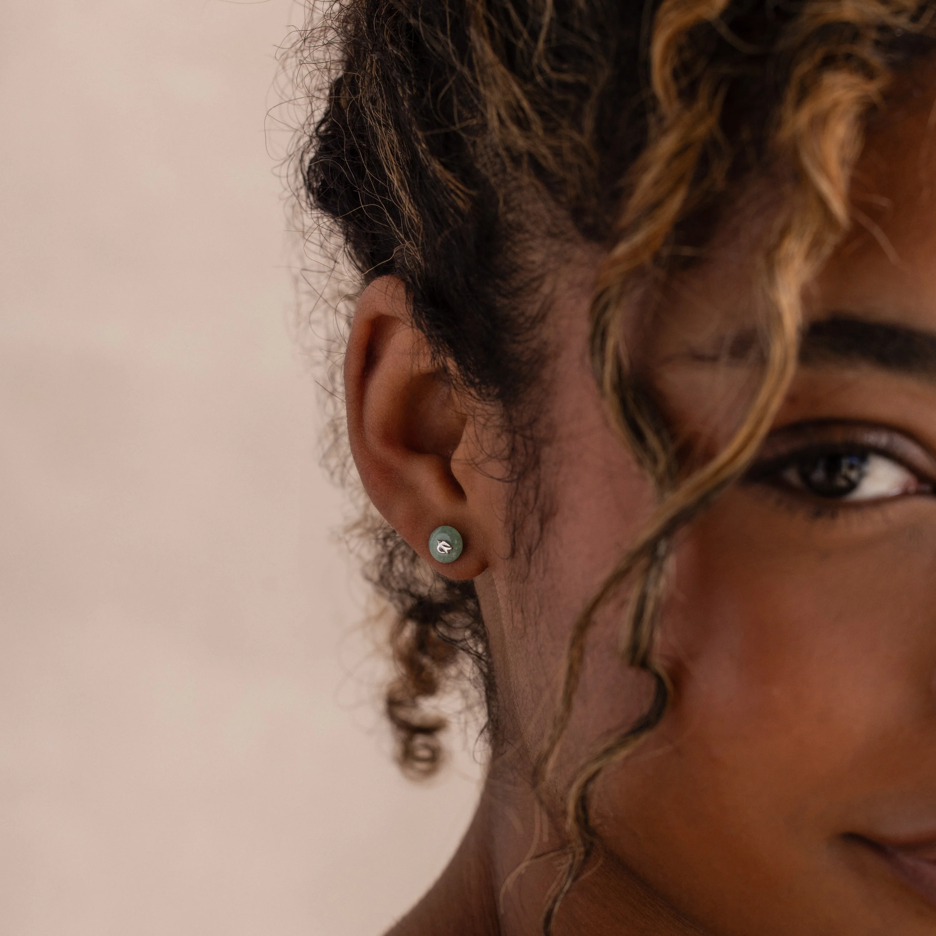 Jade Bird Studs - Image 4