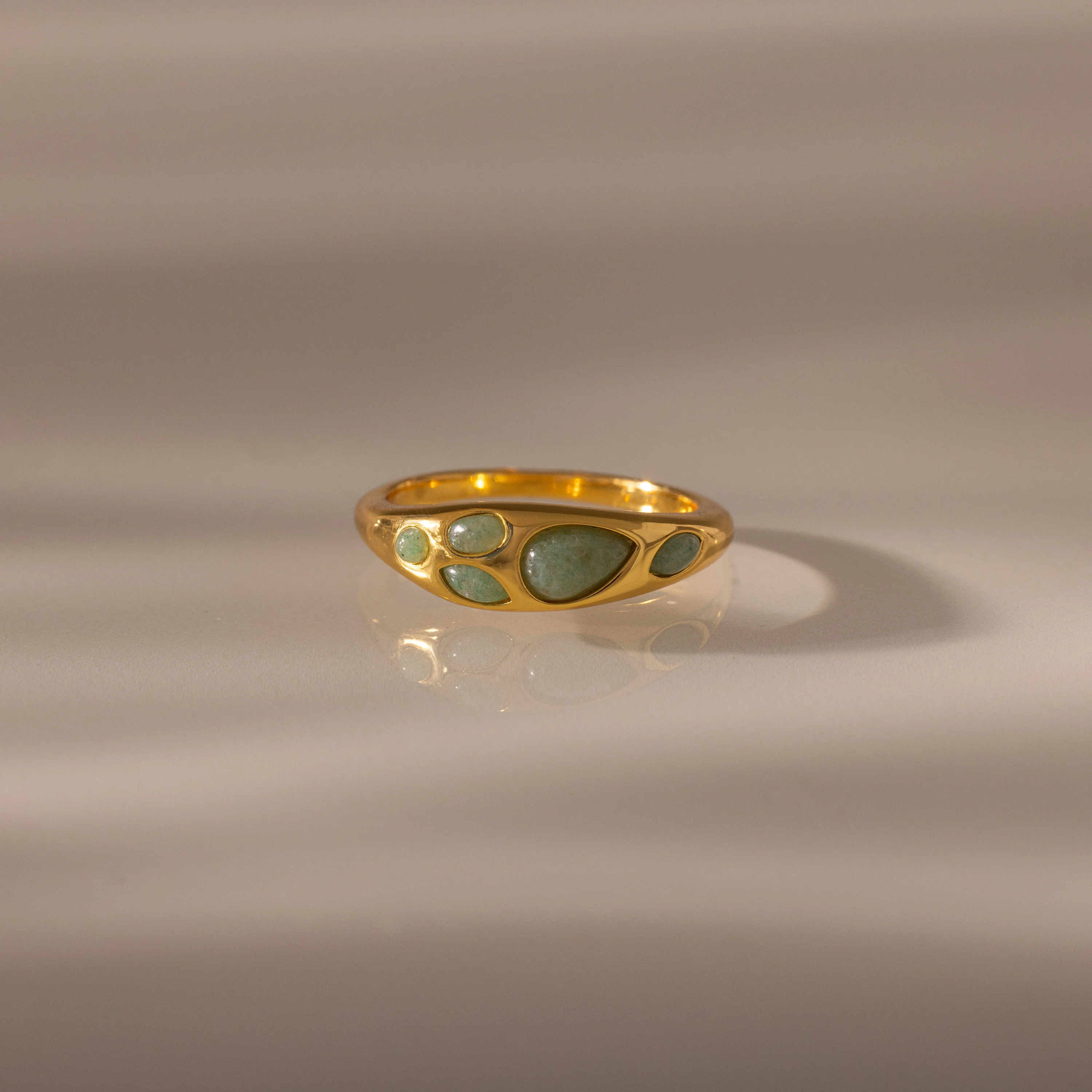 Jade Dewdrop Ring