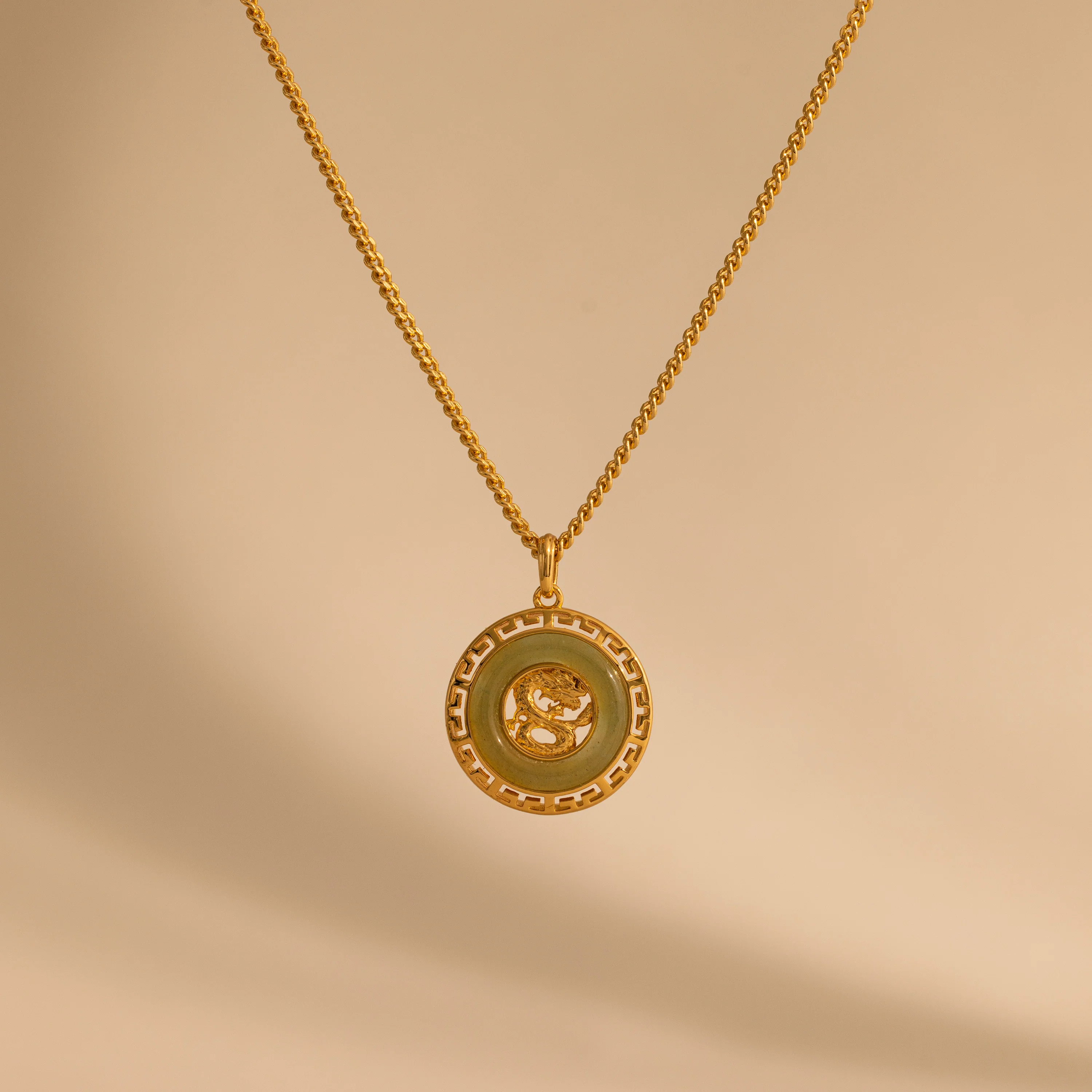Jade Dragon Fortune Necklace - Image 2