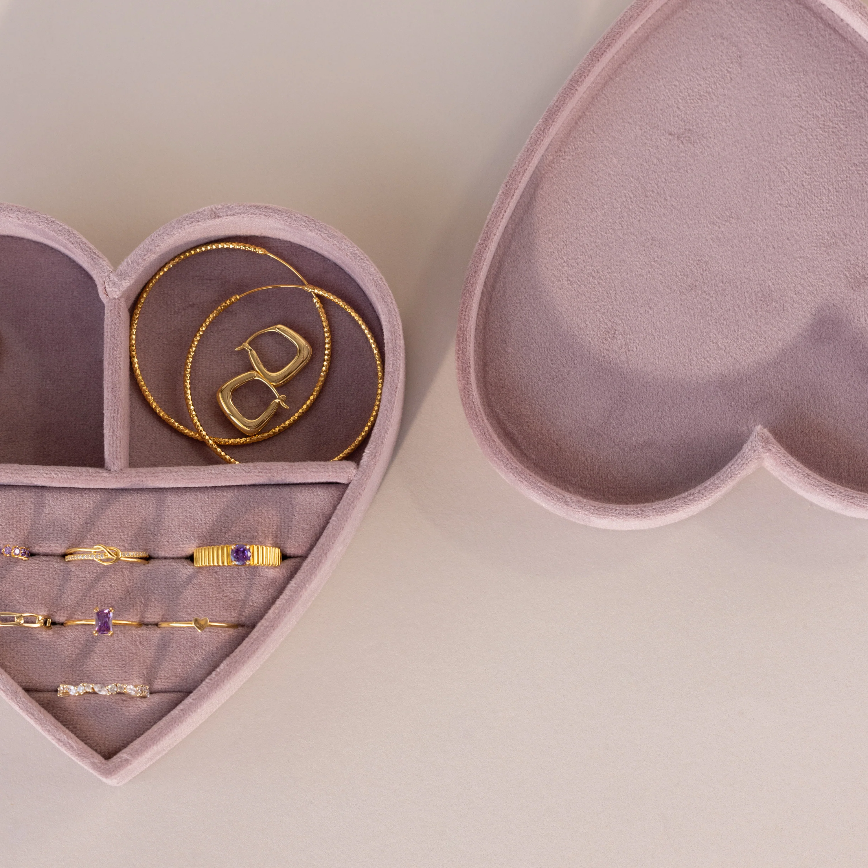 Lavender Large Heart Box - Image 3