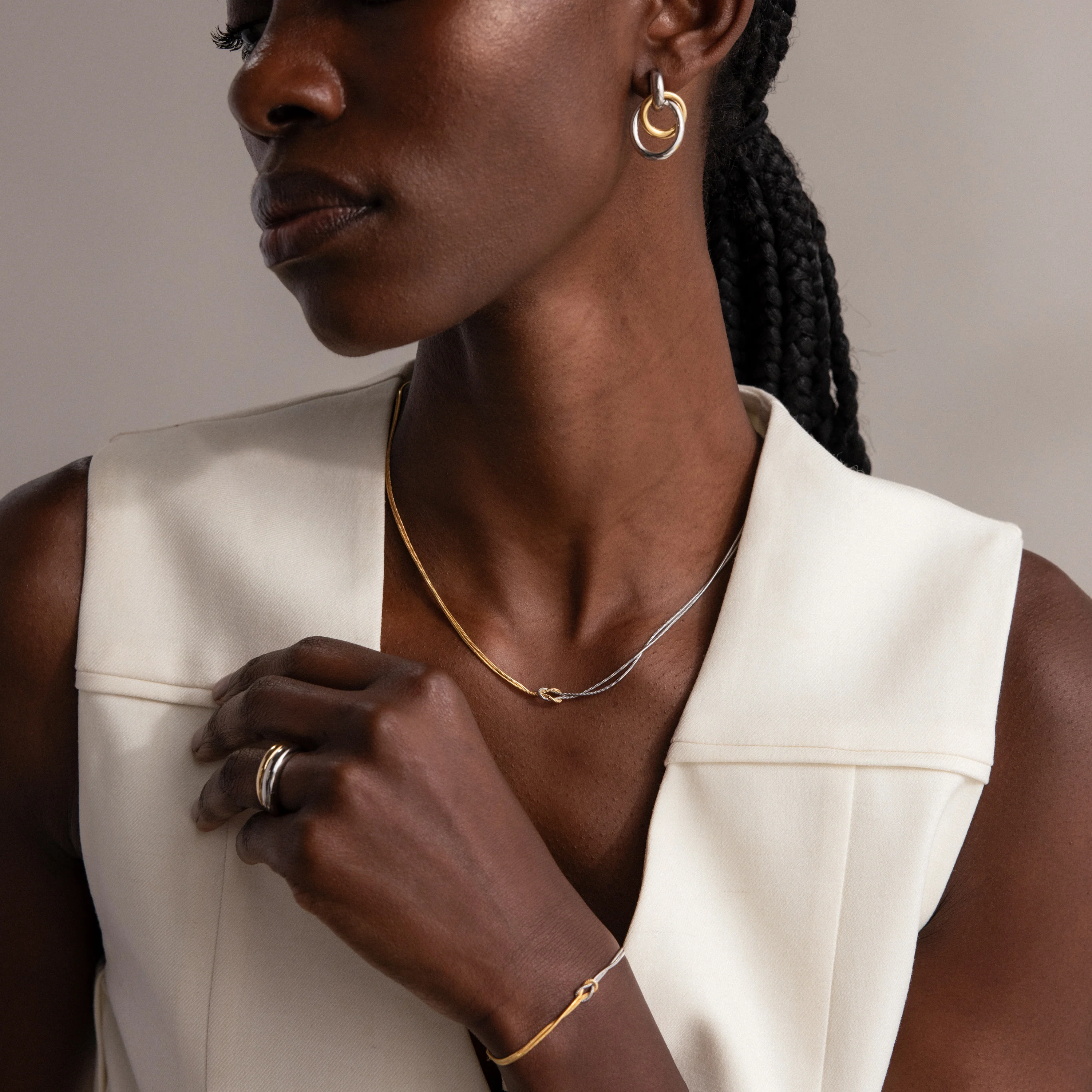 Love Knot Chain Necklace - Image 9