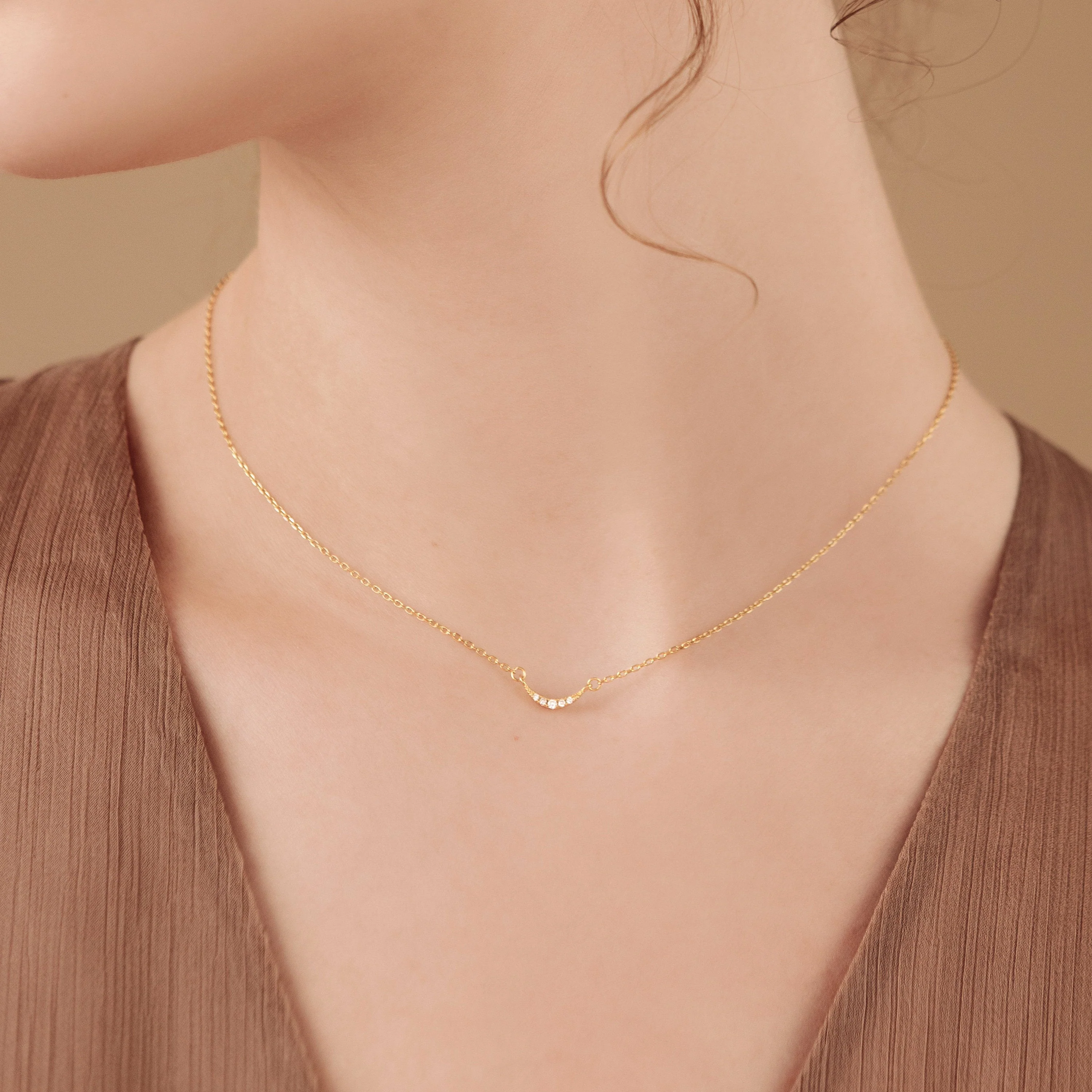 Lucia Pave Necklace - Image 5