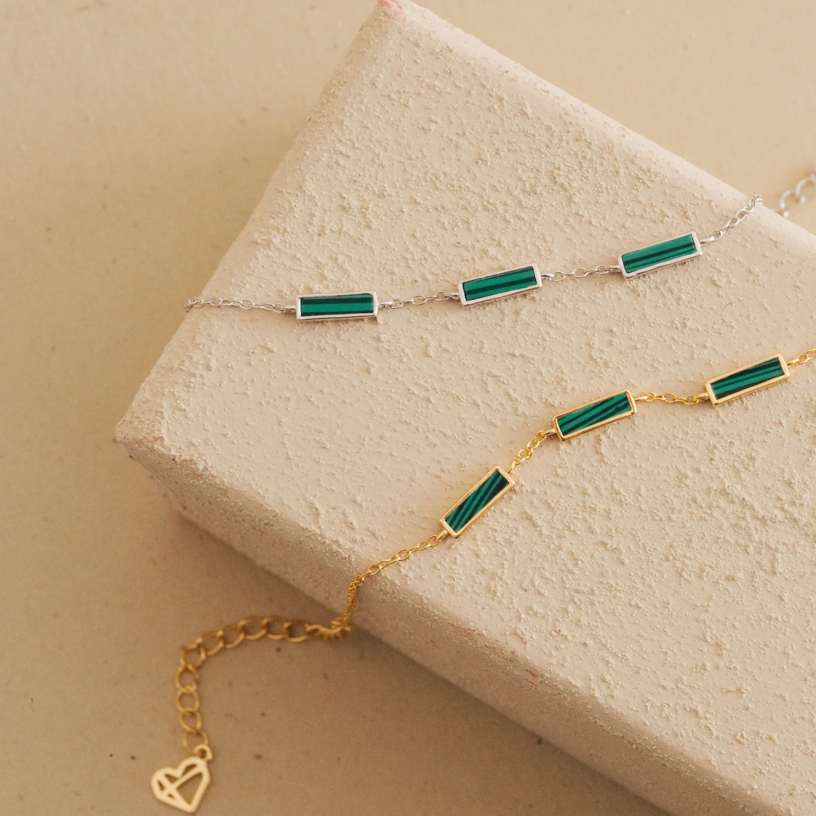 Malachite Bar Bracelet - Image 4