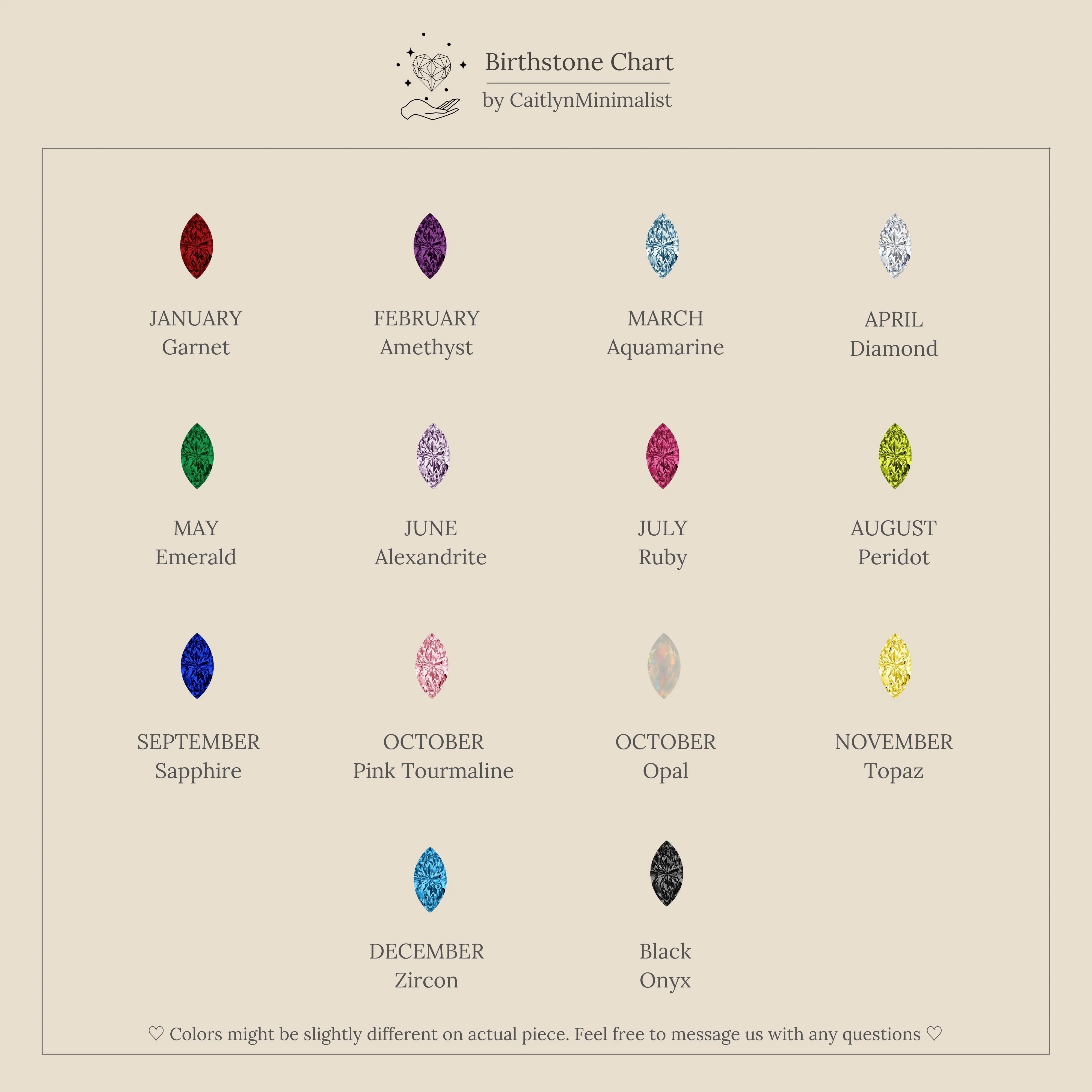 Marquise Birthstone & Pearl Bracelet - Image 20