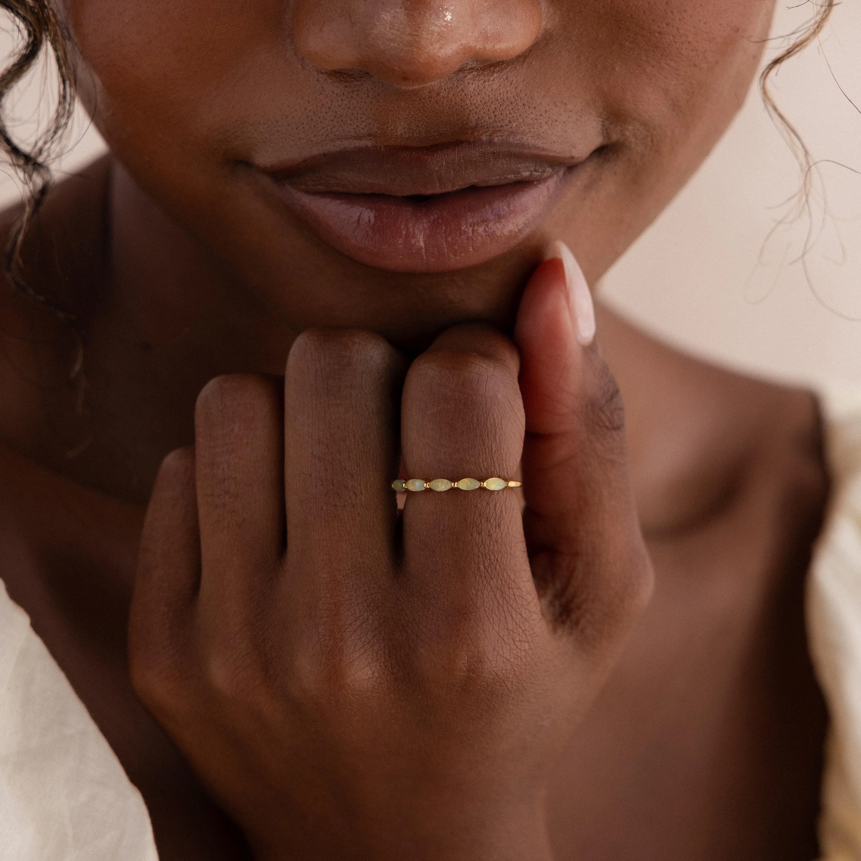 Marquise Jade Ring - Image 6