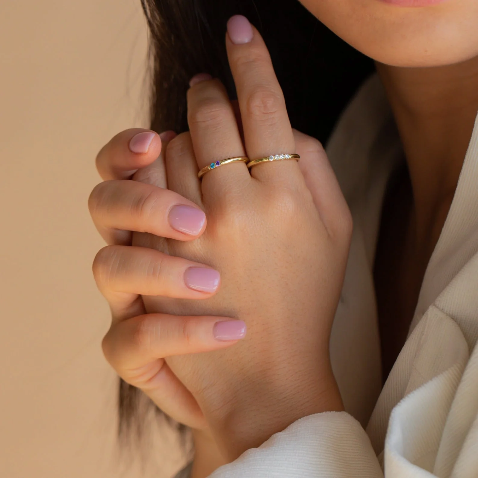 Mini Birthstone Ring - Image 6