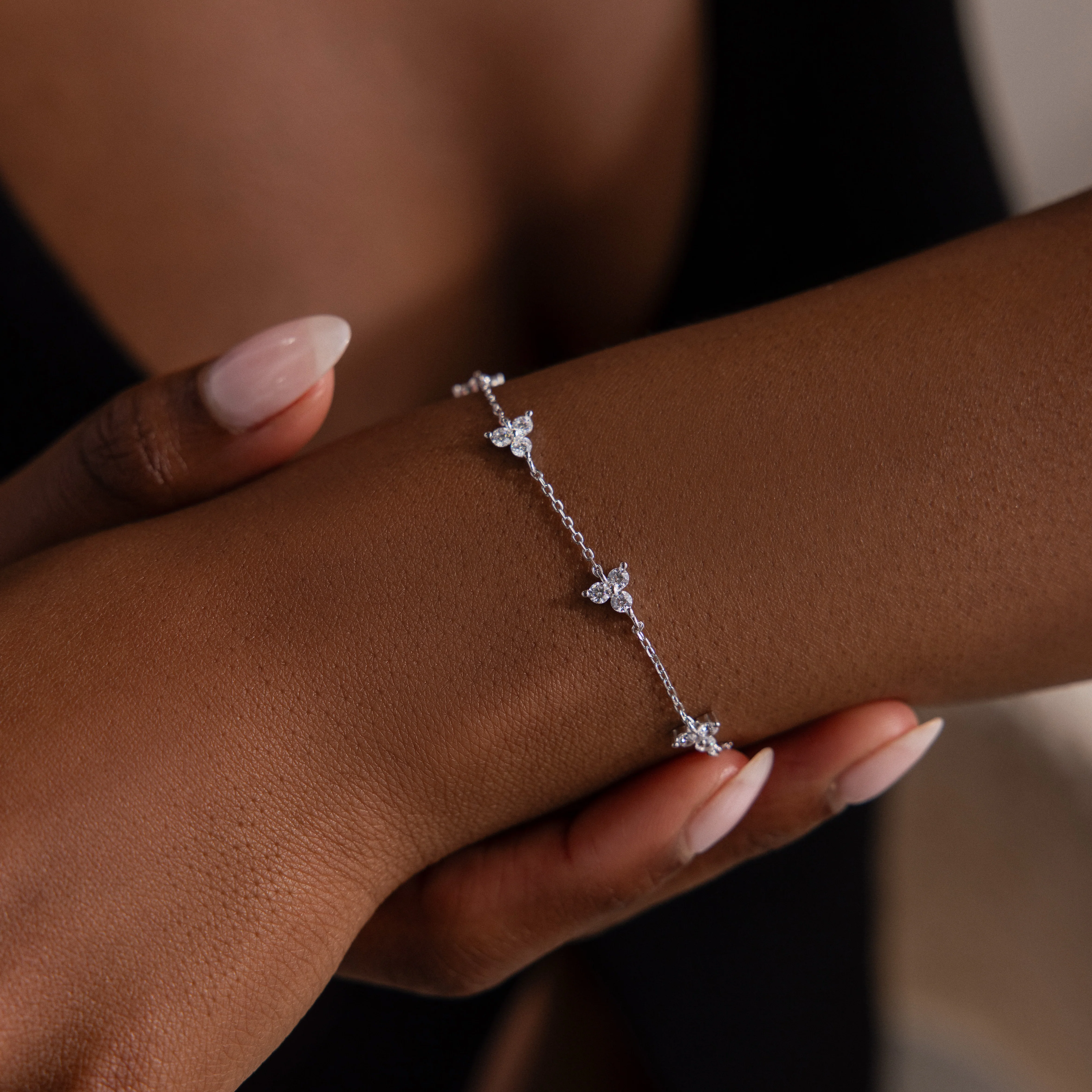 Mini Lily Diamond Bracelet - Image 6