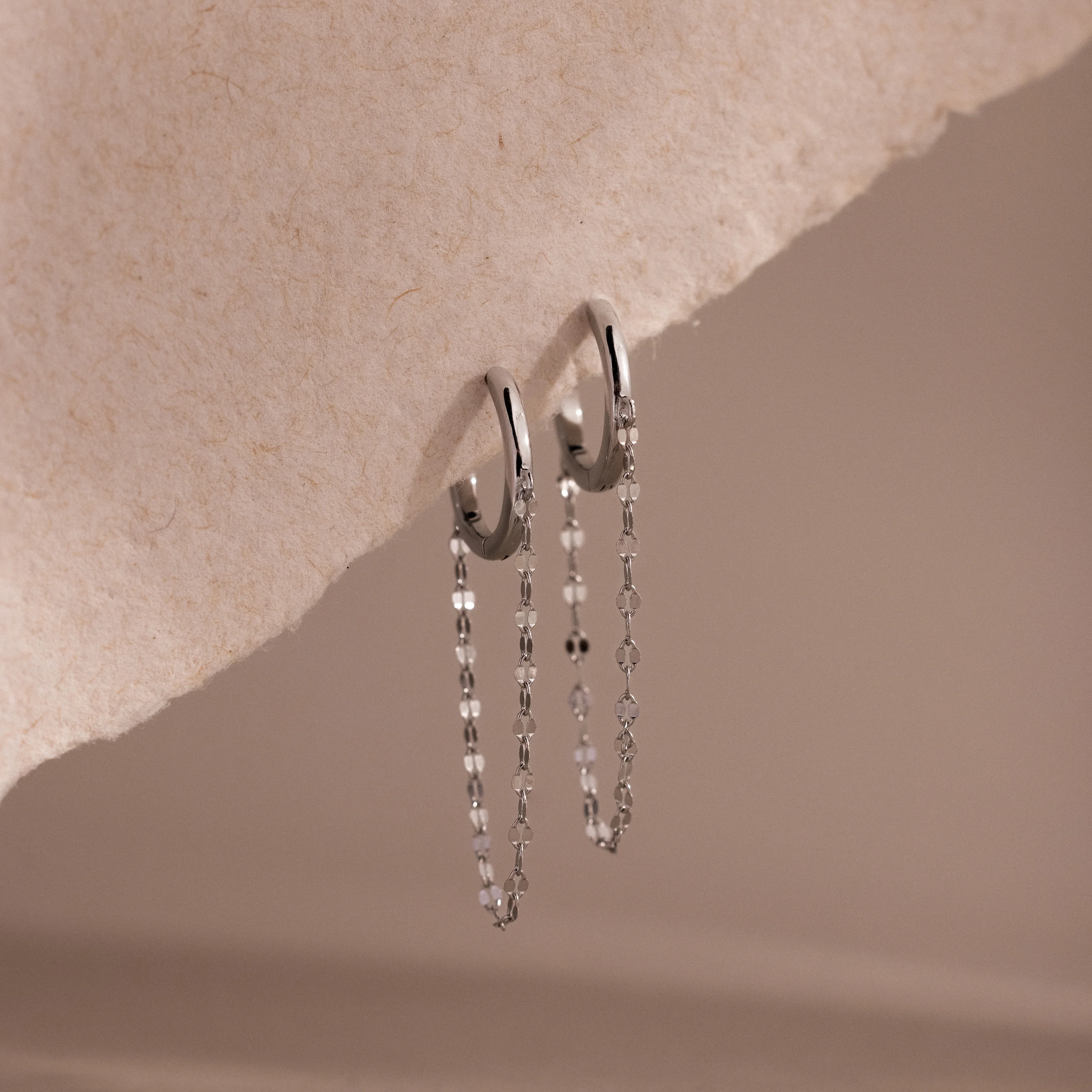Mirror Chain Huggies - Image 2
