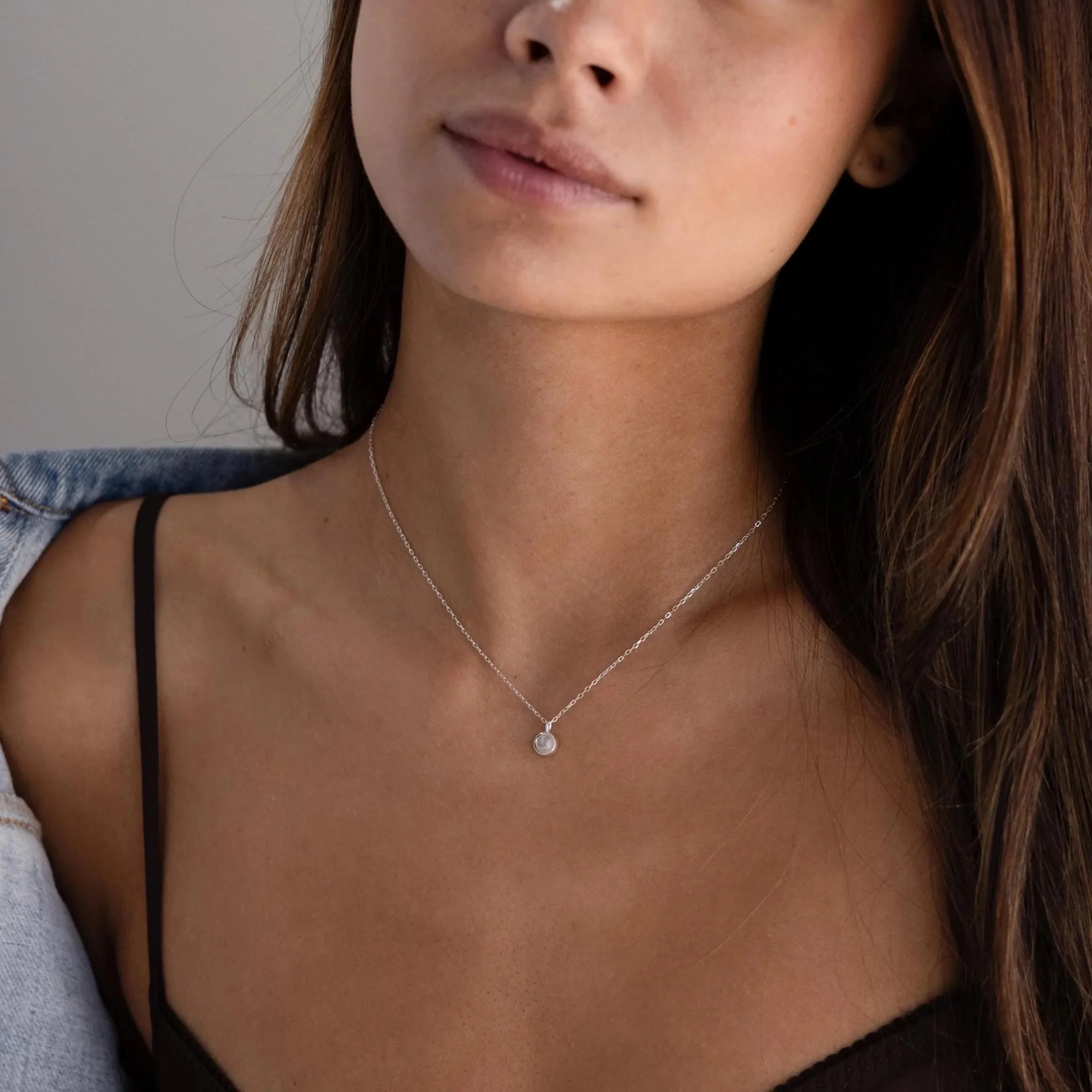 Moonstone Charm Necklace - Image 3