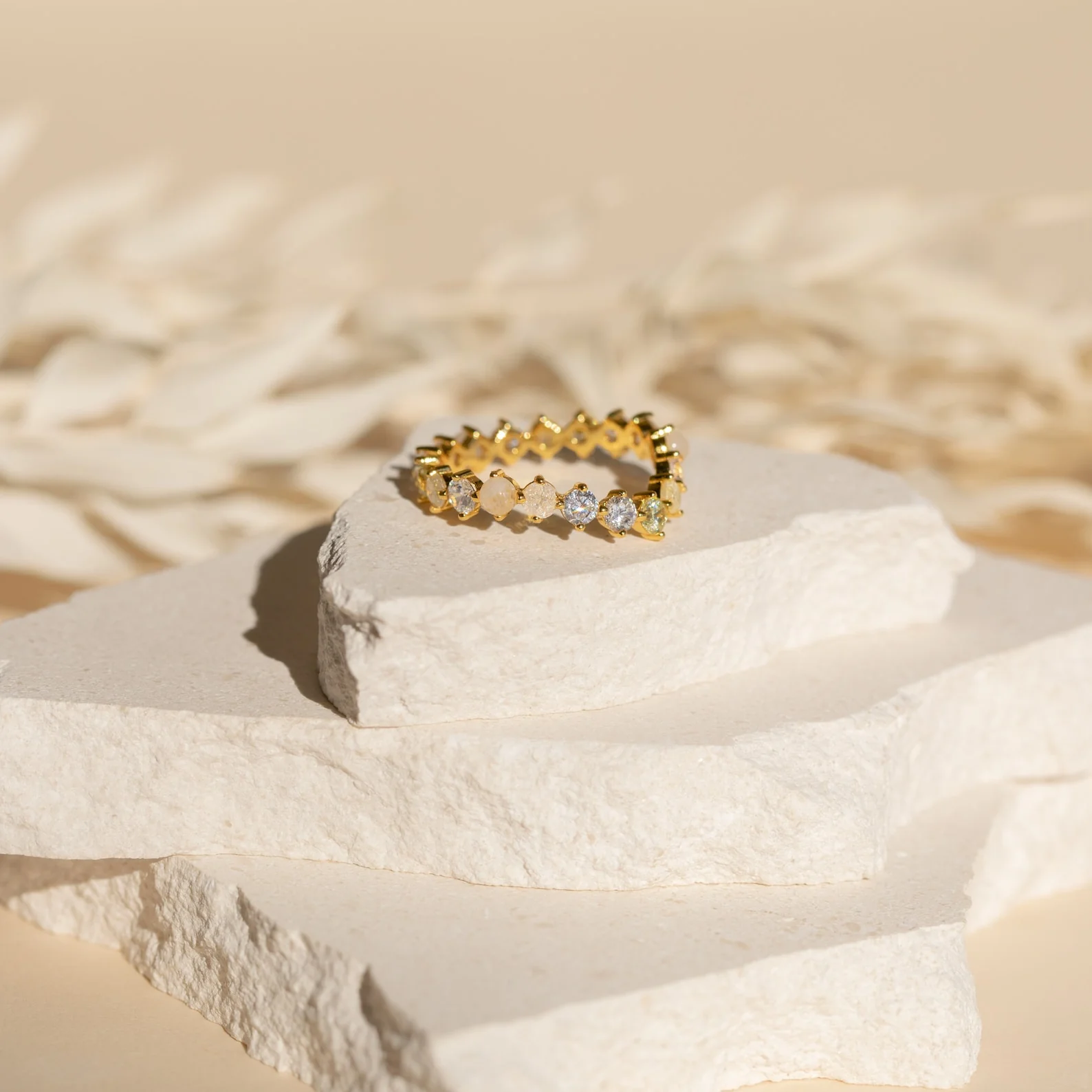 Mosaic Wave Eternity Ring - Image 6