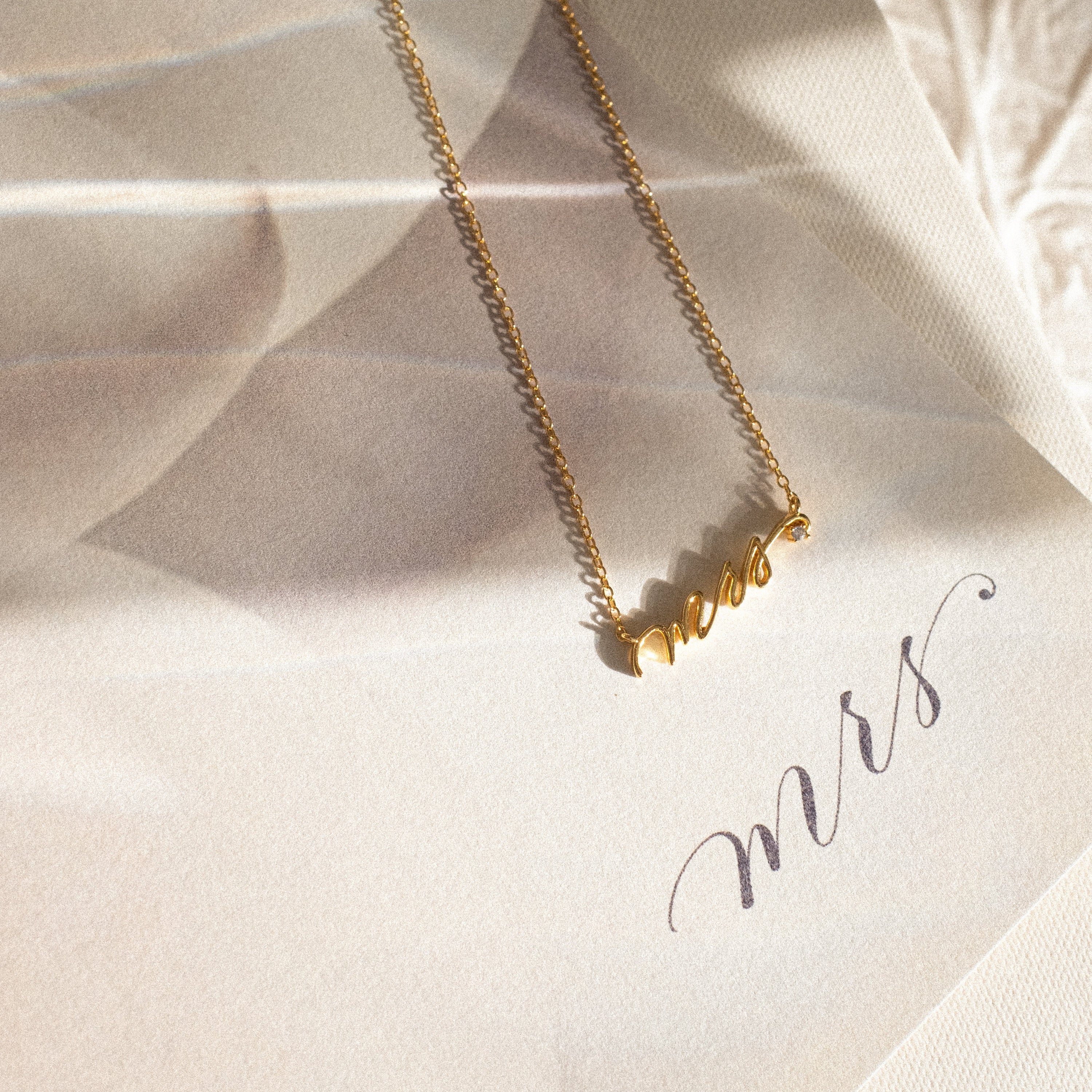 Mrs. Necklace in Rose Gold - Image 5