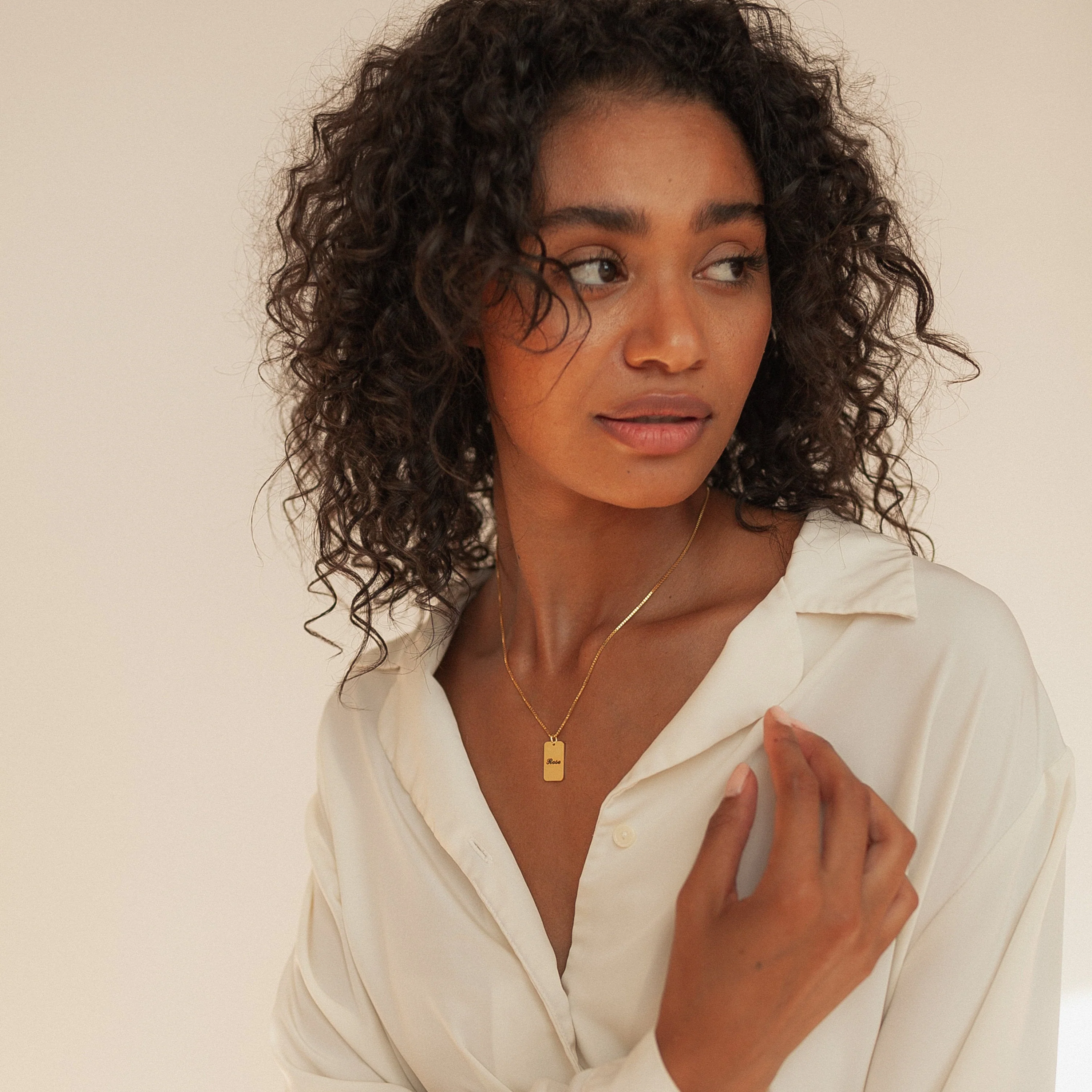 Name Tag Necklace - Image 7