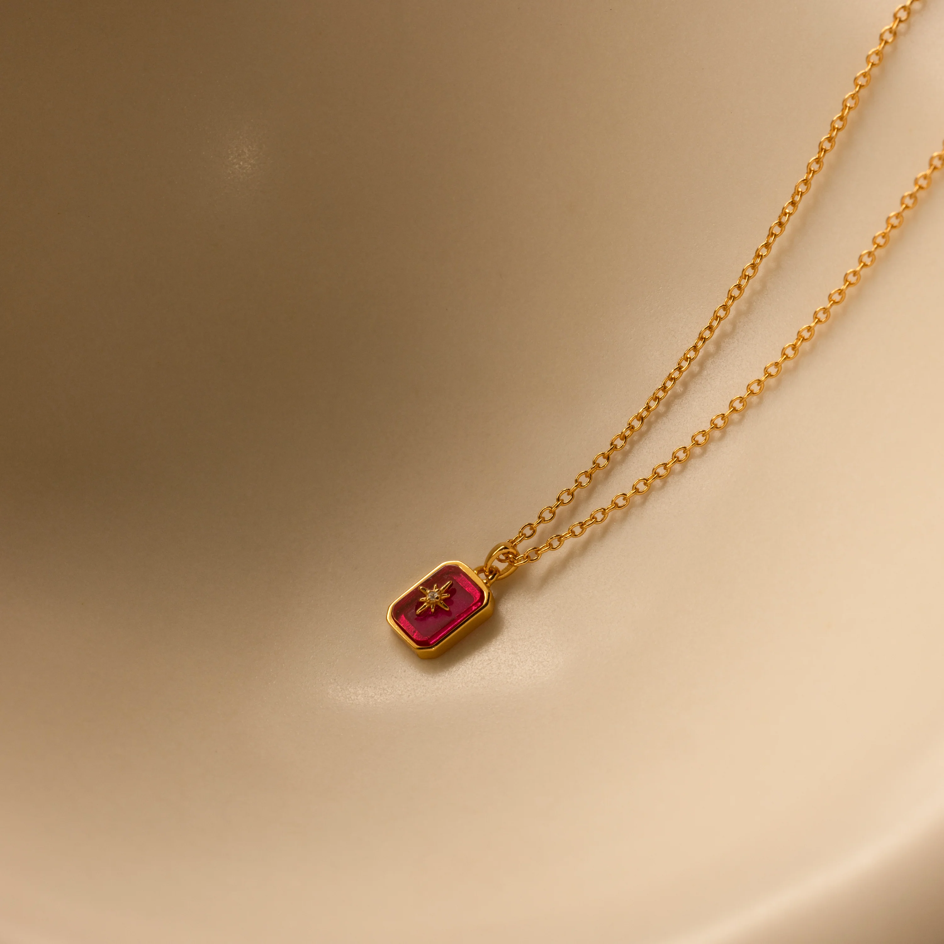 North Star Ruby Necklace