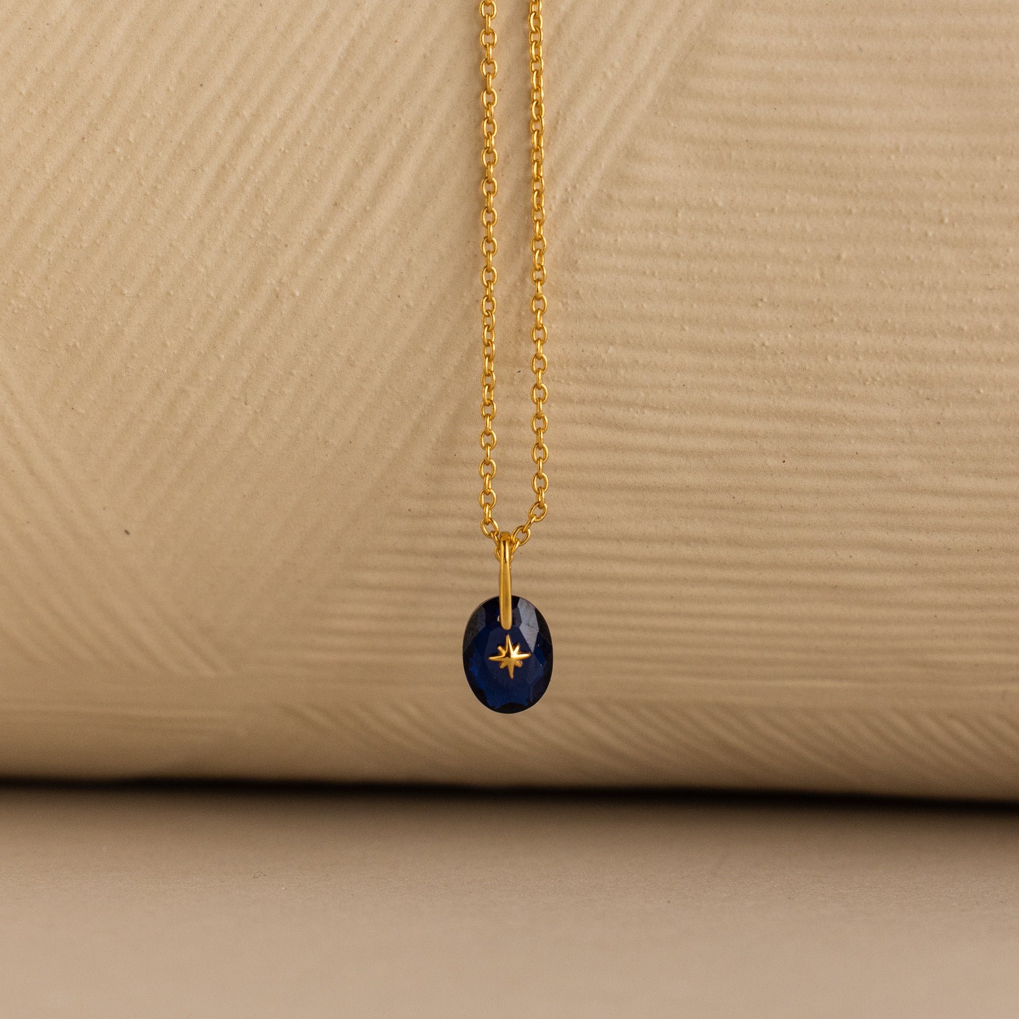 North Star Birthstone Signet Necklace - Image 13