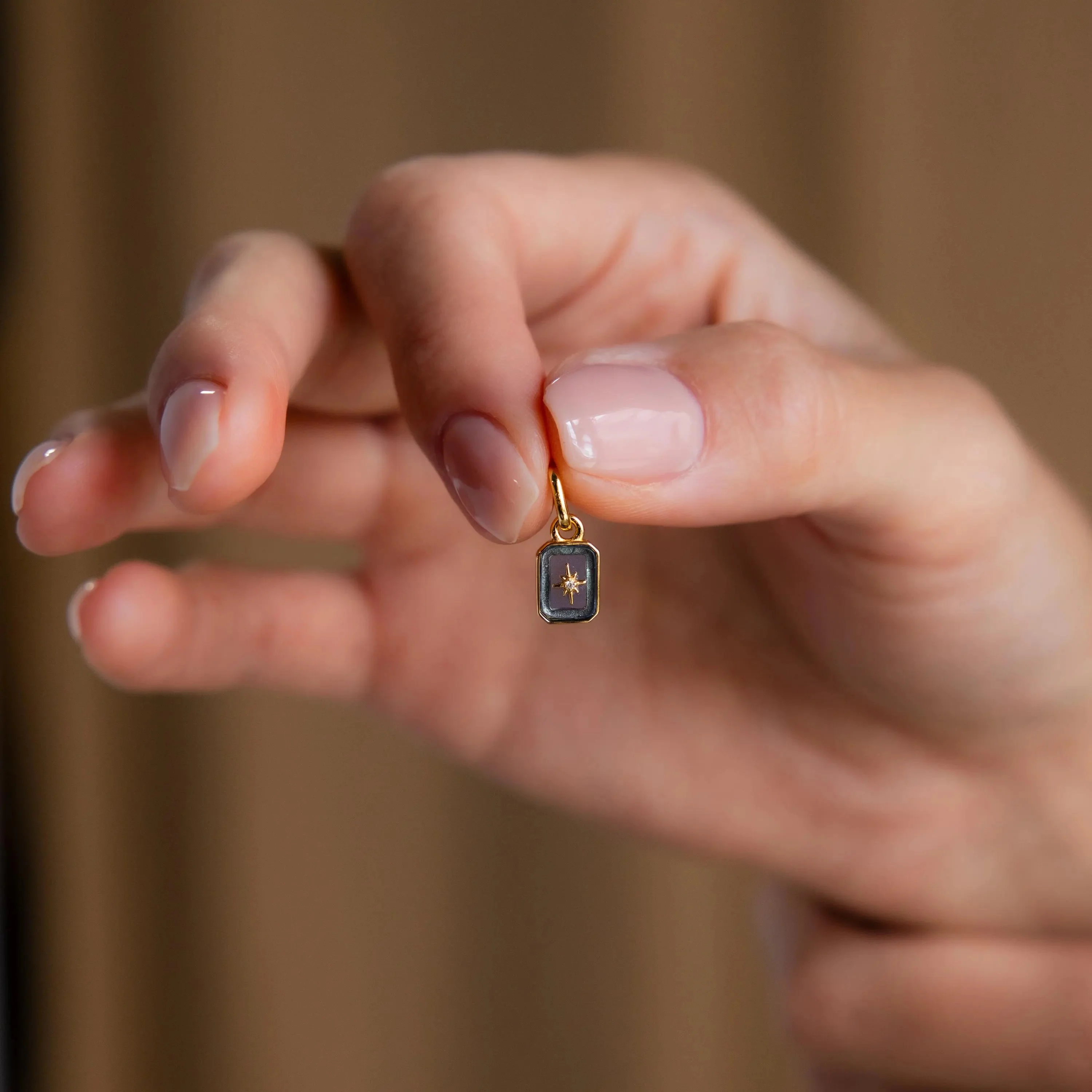 North Star Blue Zircon Charm - Image 2