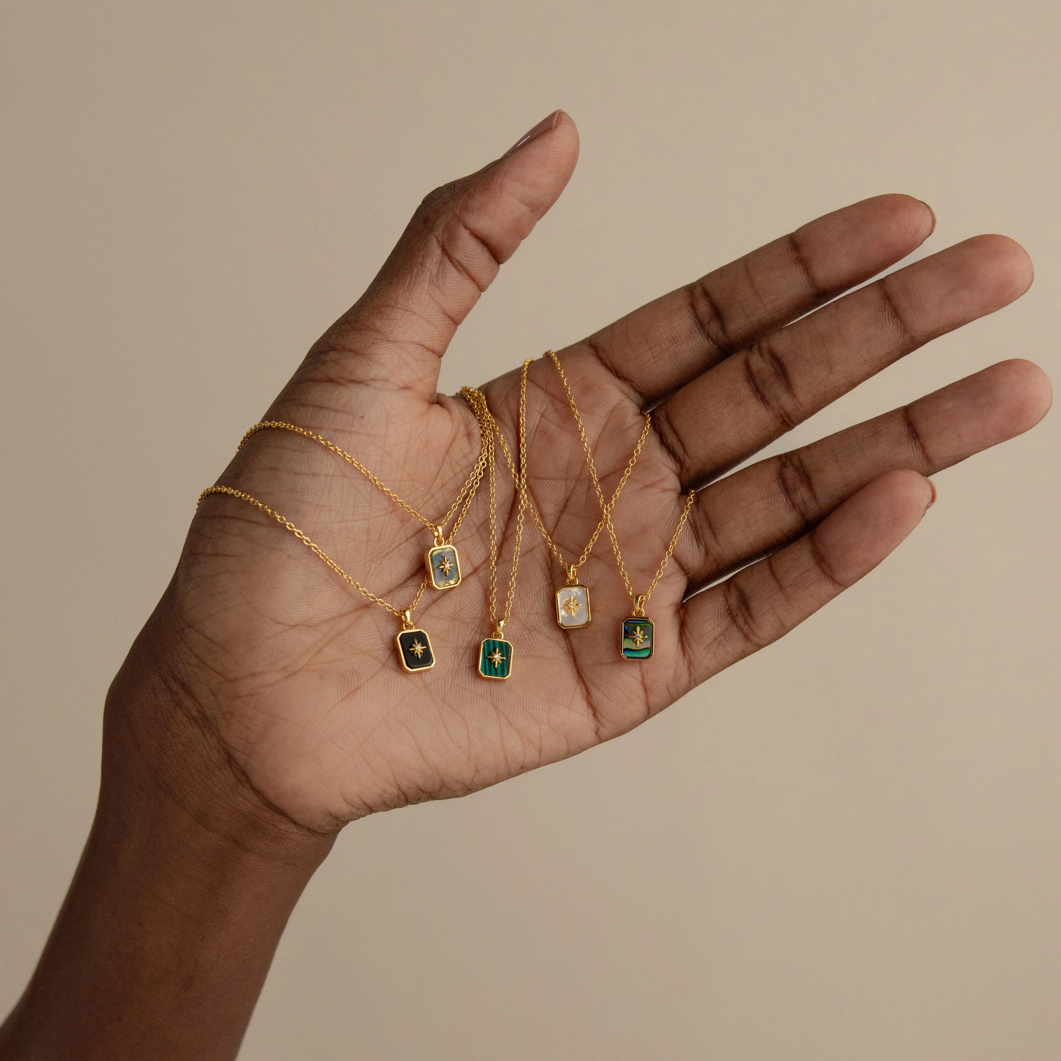 North Star Gemstone Necklace - Image 3