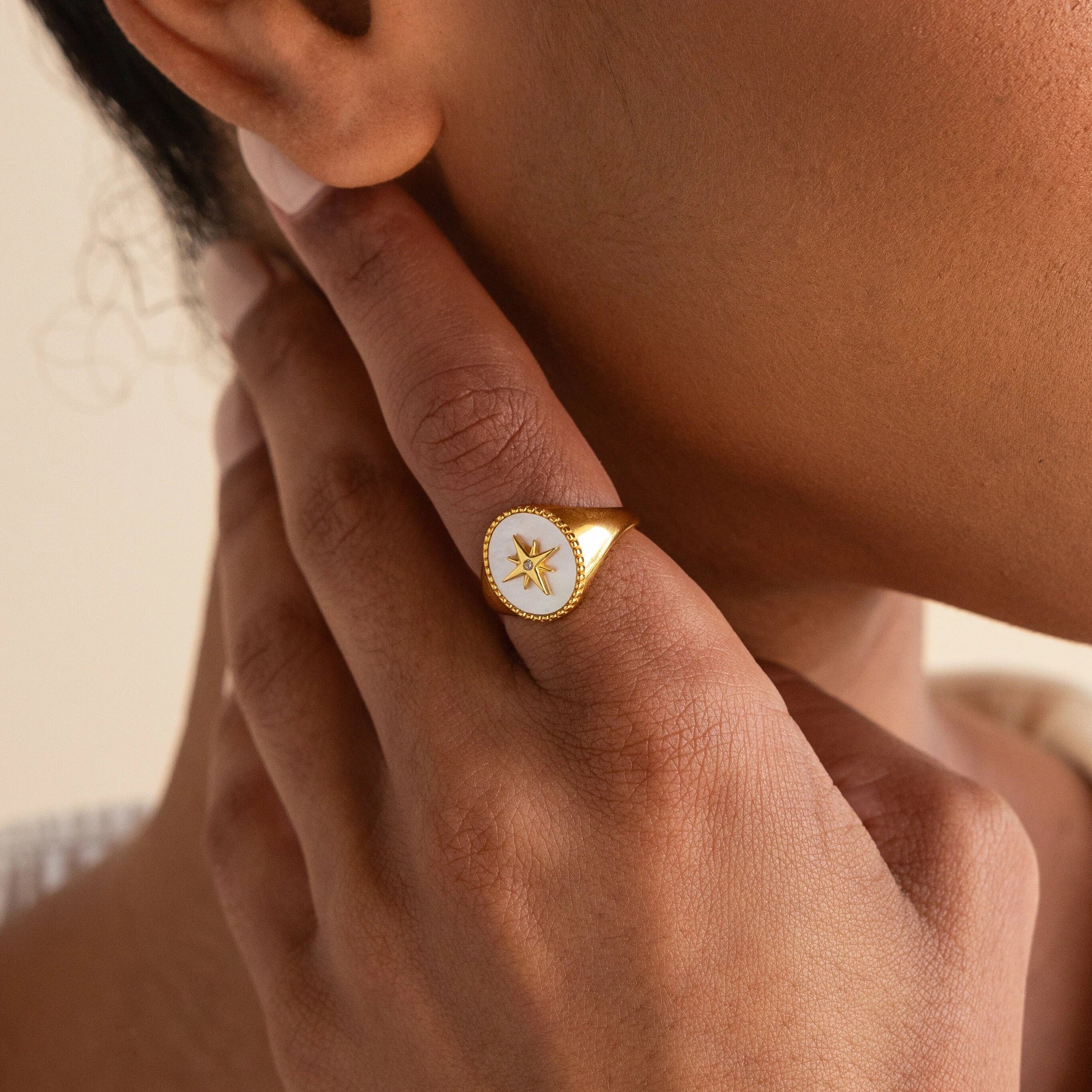 North Star Signet Ring - Image 2