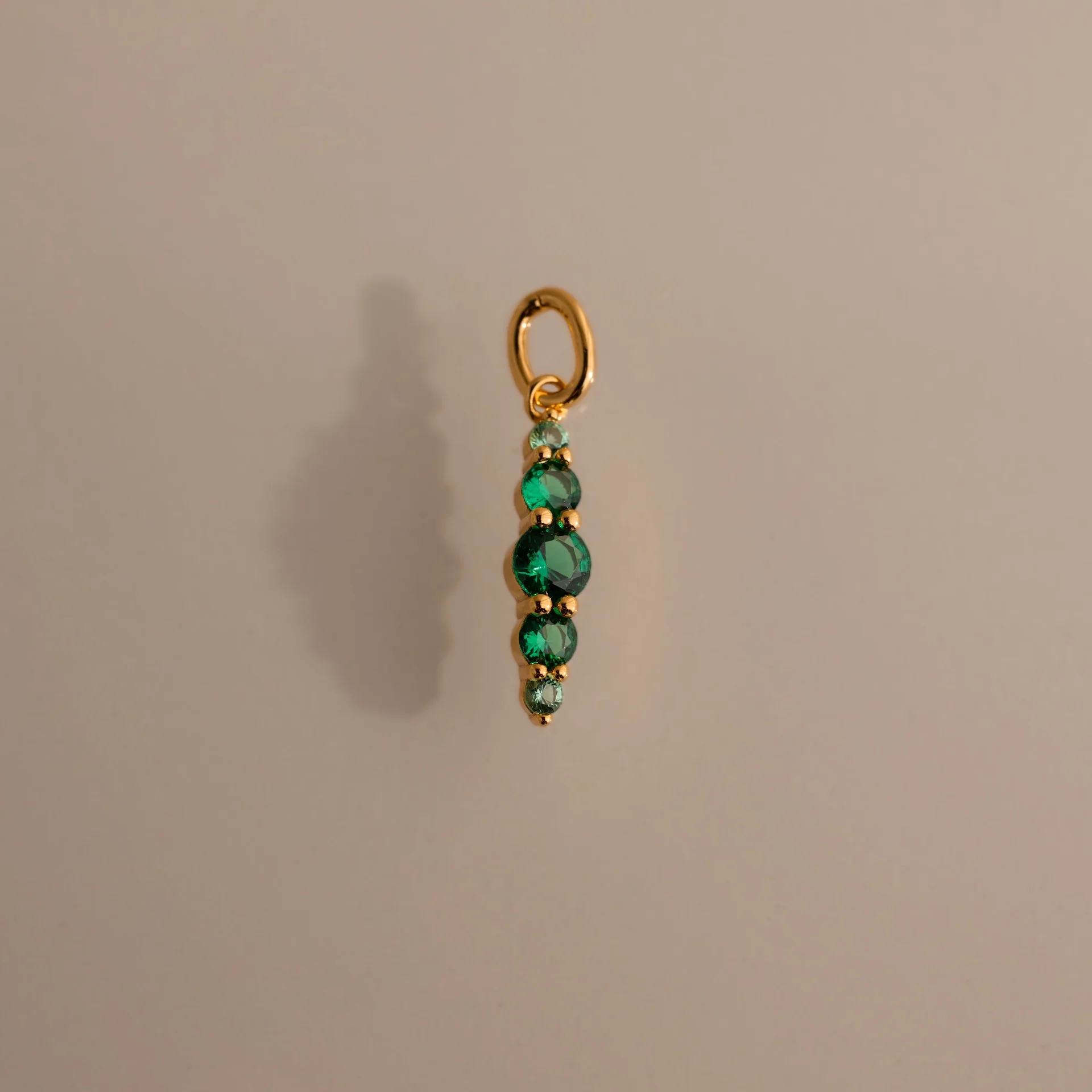 Ombre Lace Emerald Charm