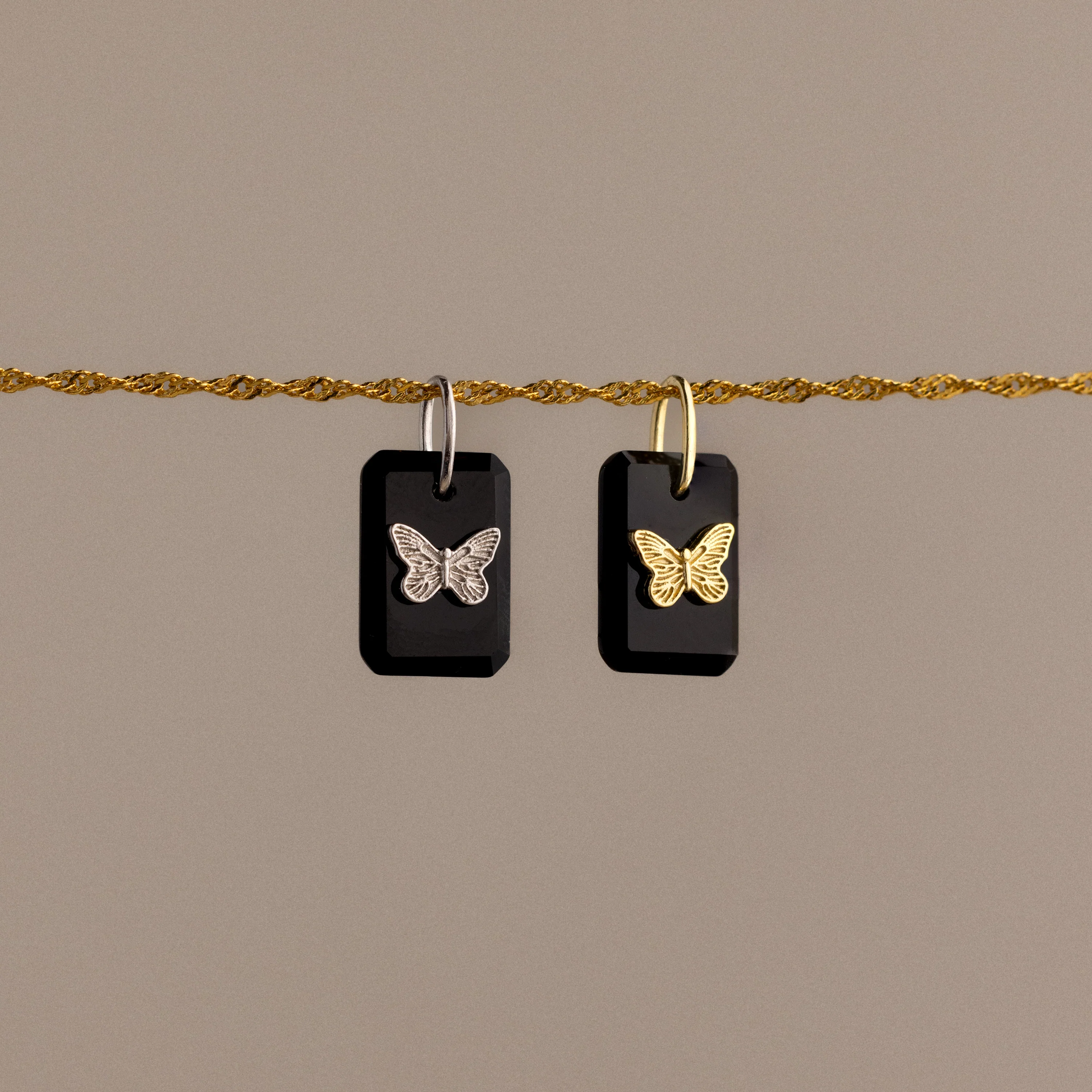Onyx Butterfly Charm - Image 4
