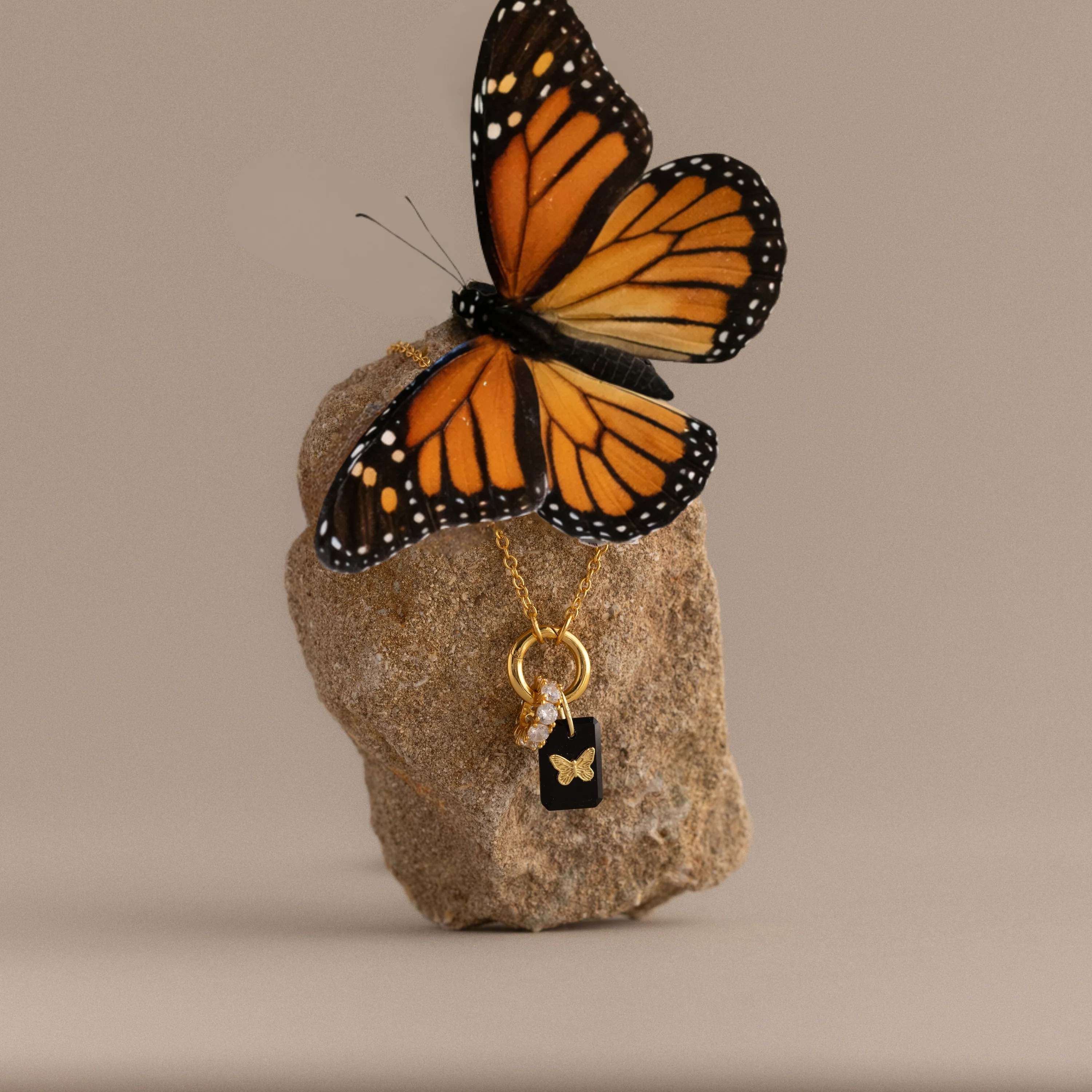 Onyx Butterfly Charm - Image 8