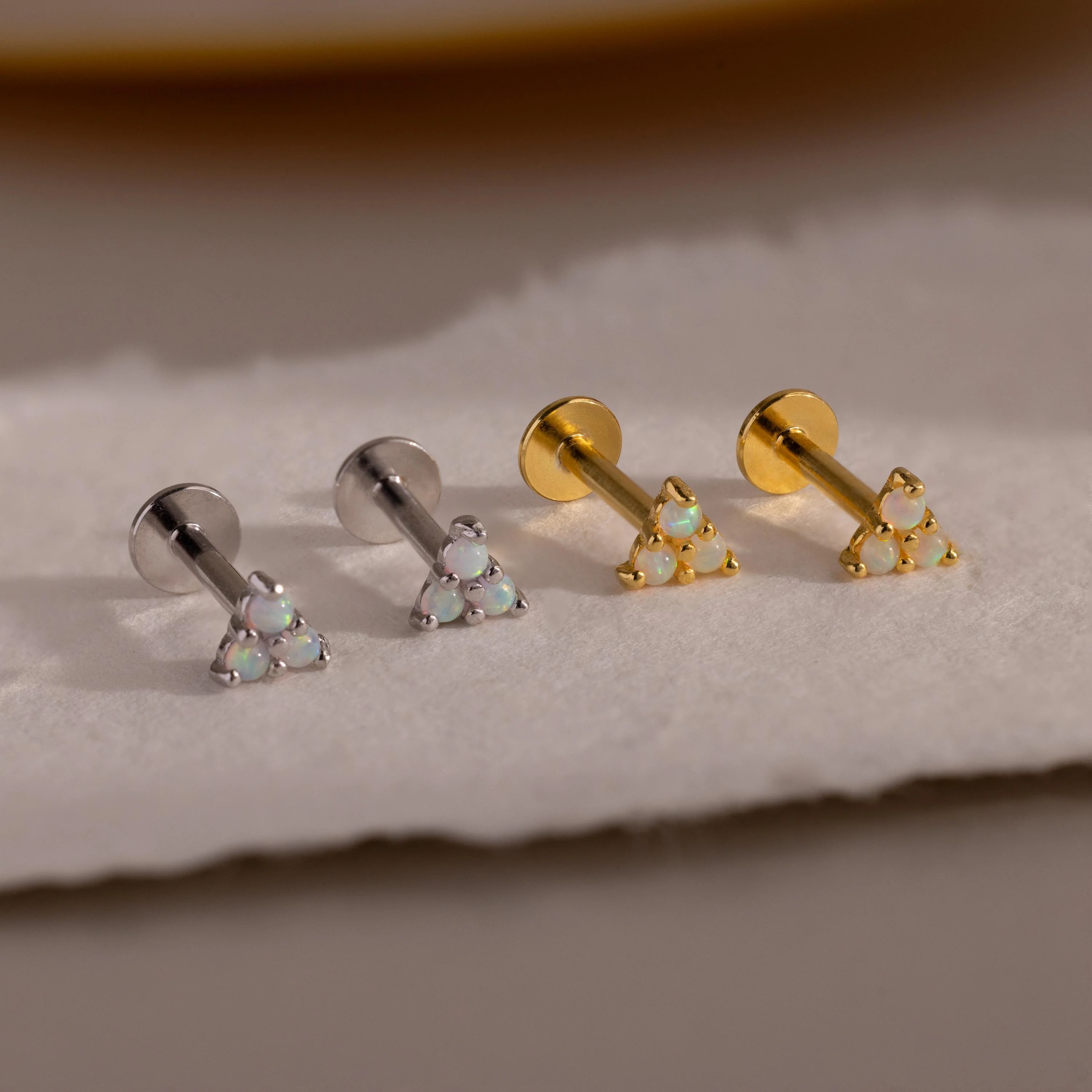 Opal Cluster Flatback Studs - Image 5