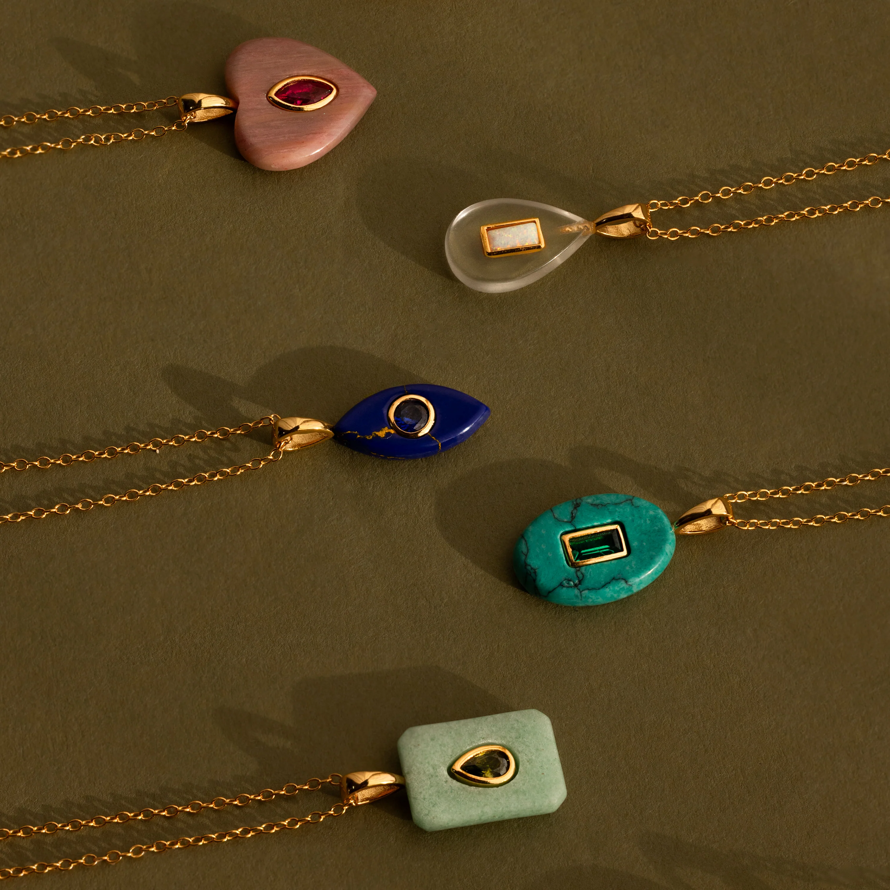 Opal Crystal Necklace - Image 3
