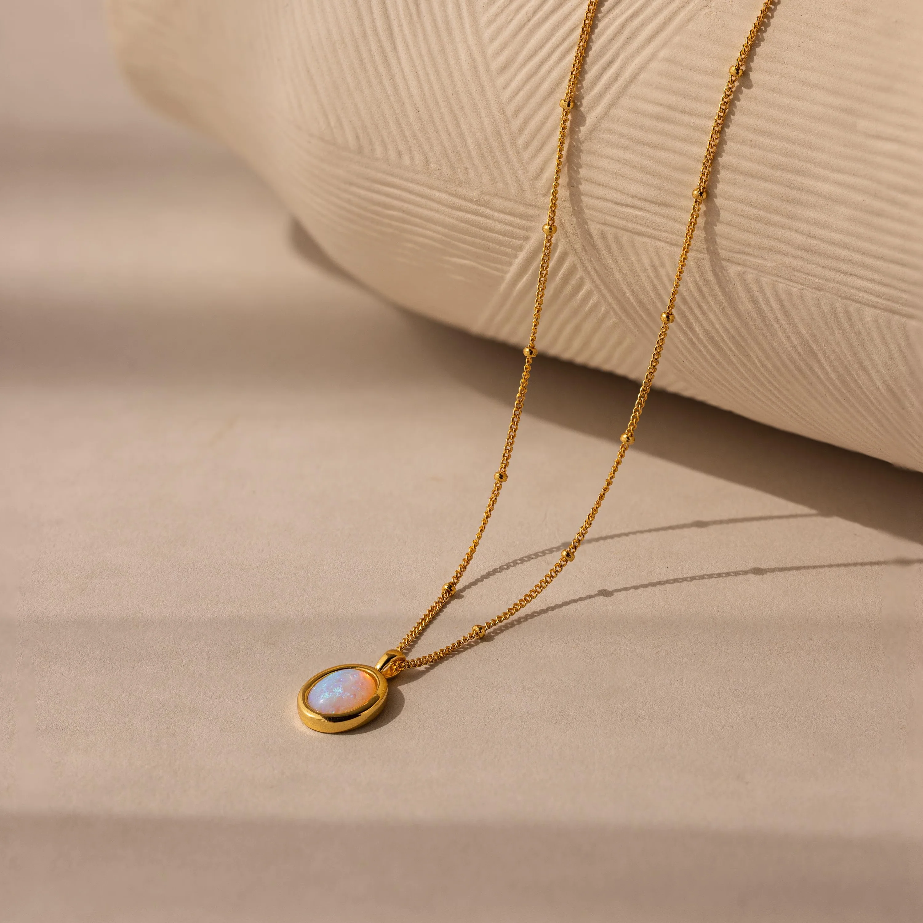 Opal Pendant Necklace - Image 7