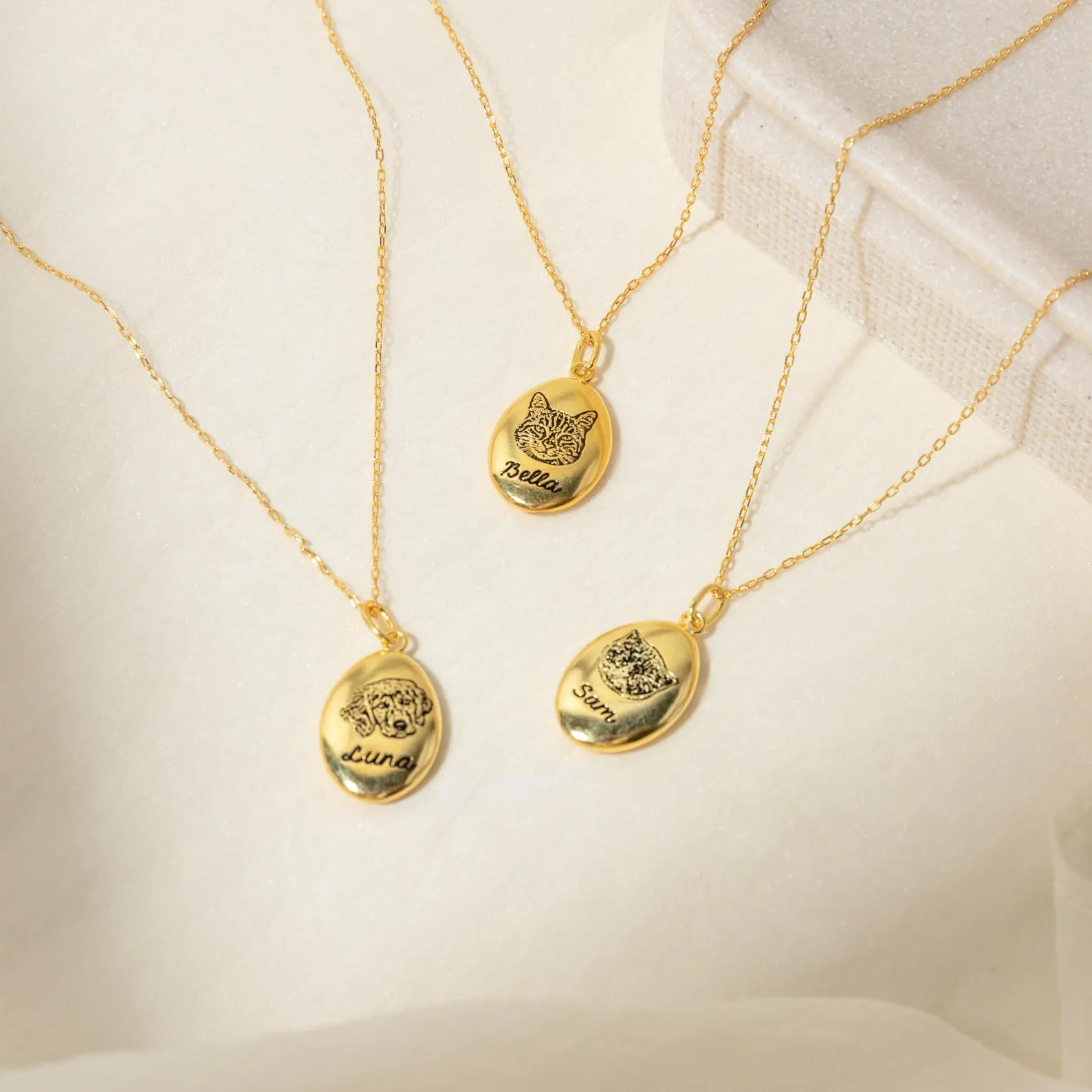 Oval Pet Necklace - Image 3