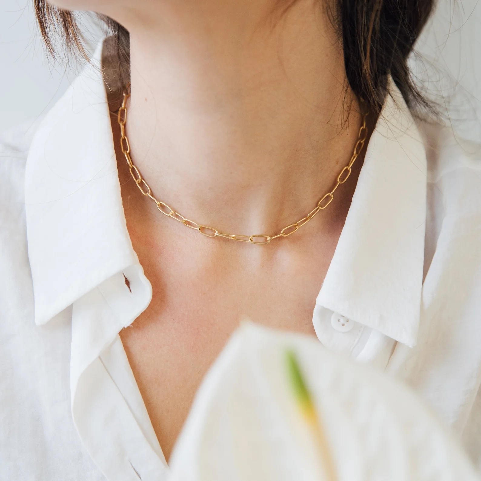 Paperclip Toggle Necklace - Image 4