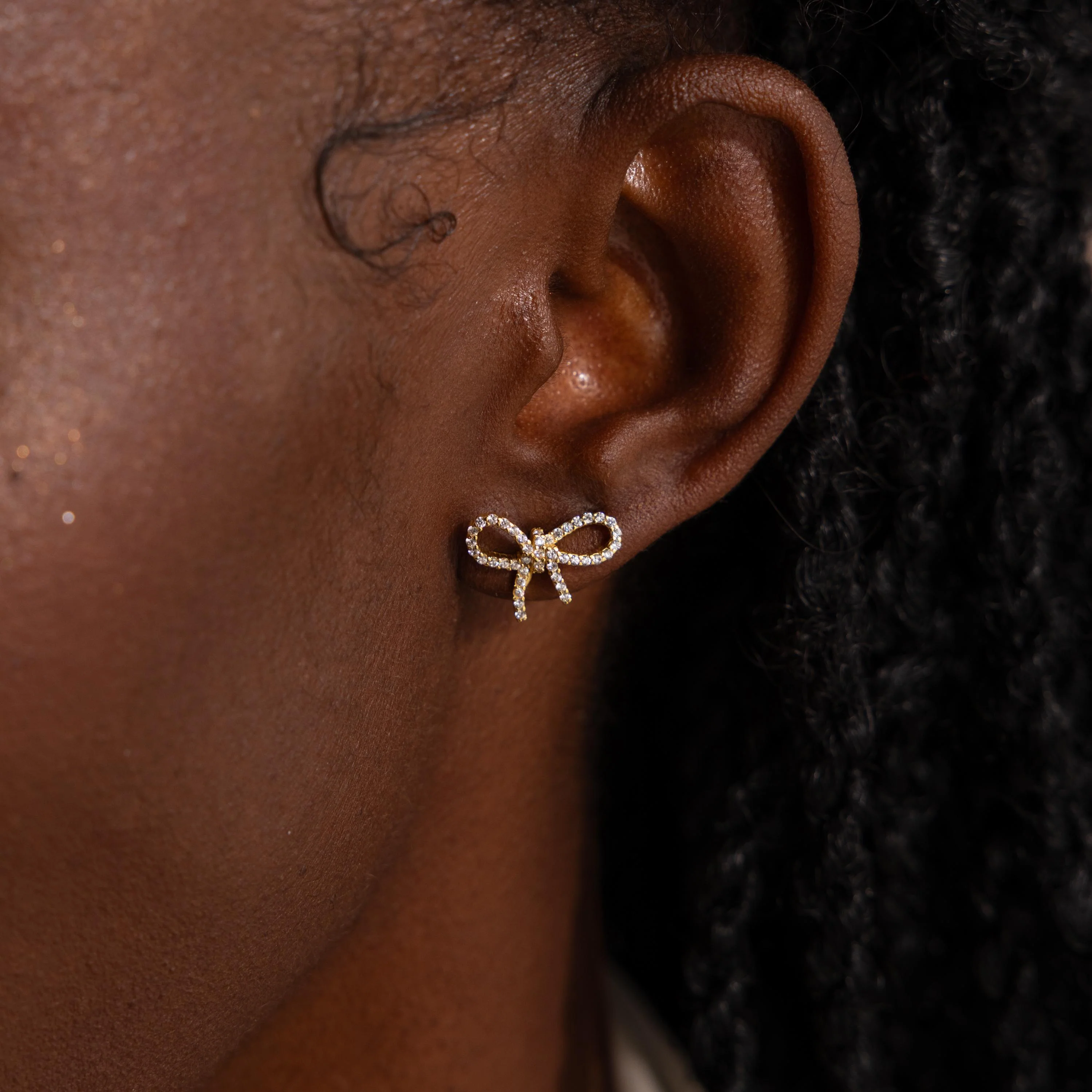 Pave Bow Studs - Image 2