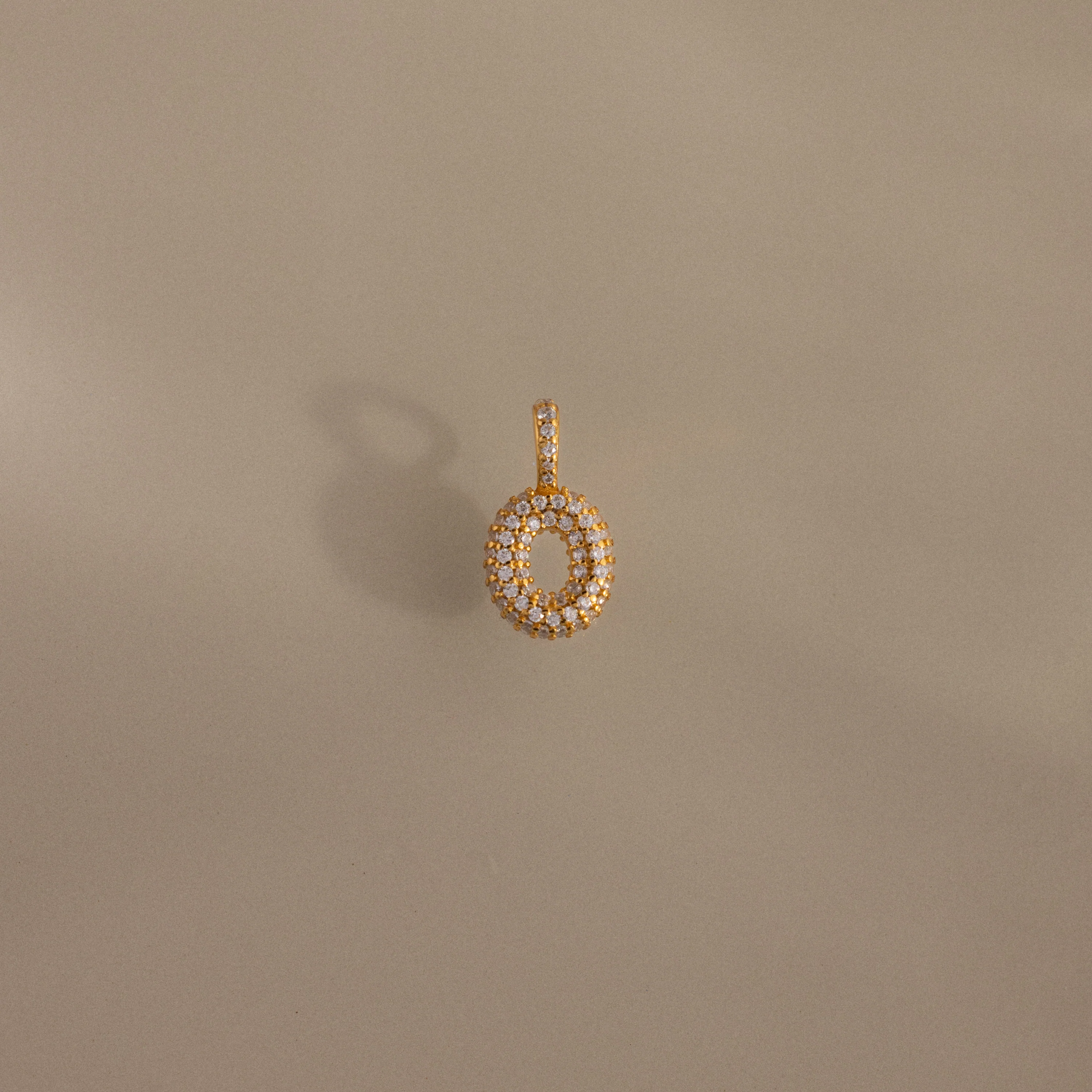 Pave Bubble Letter Charm - Image 22