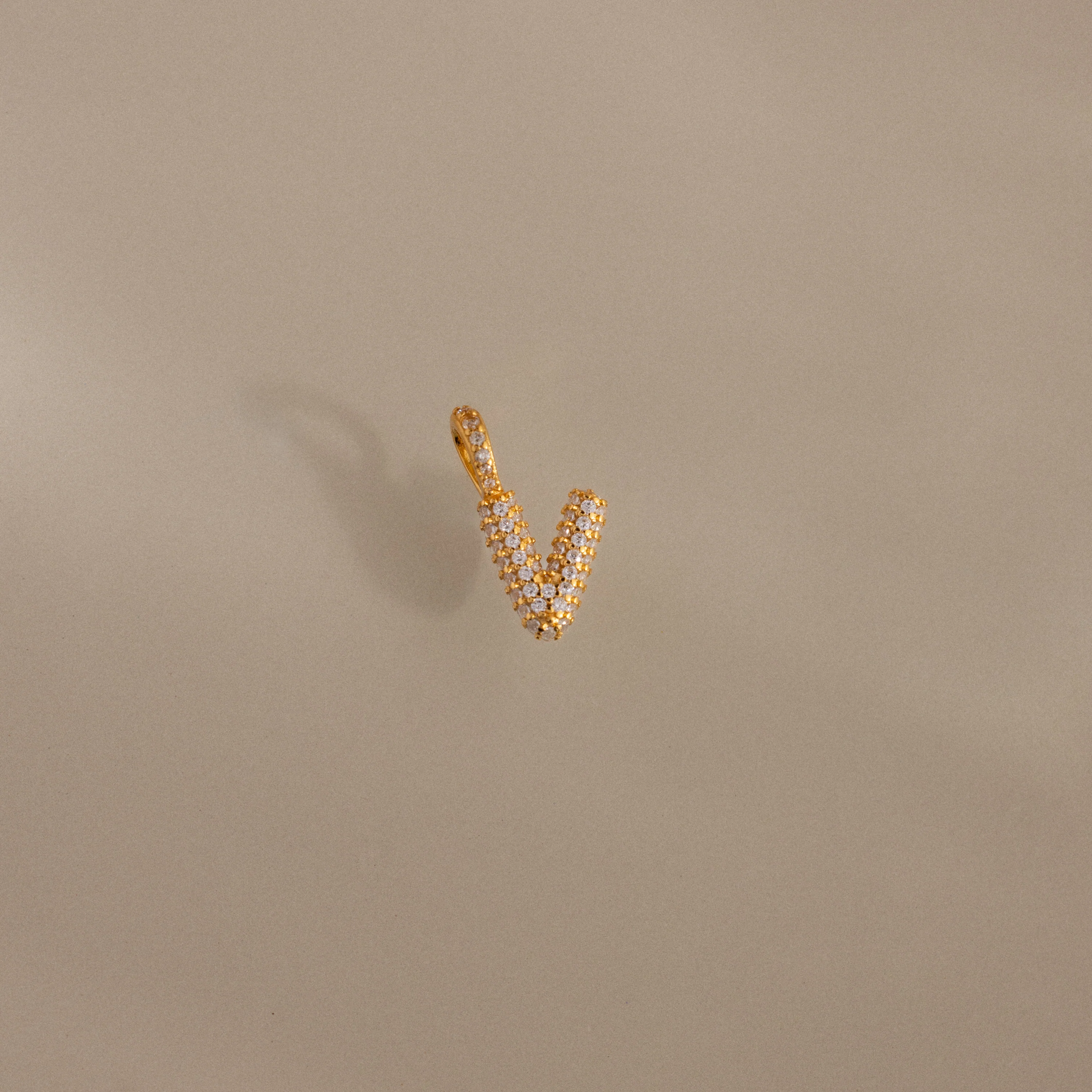 Pave Bubble Letter Charm - Image 29
