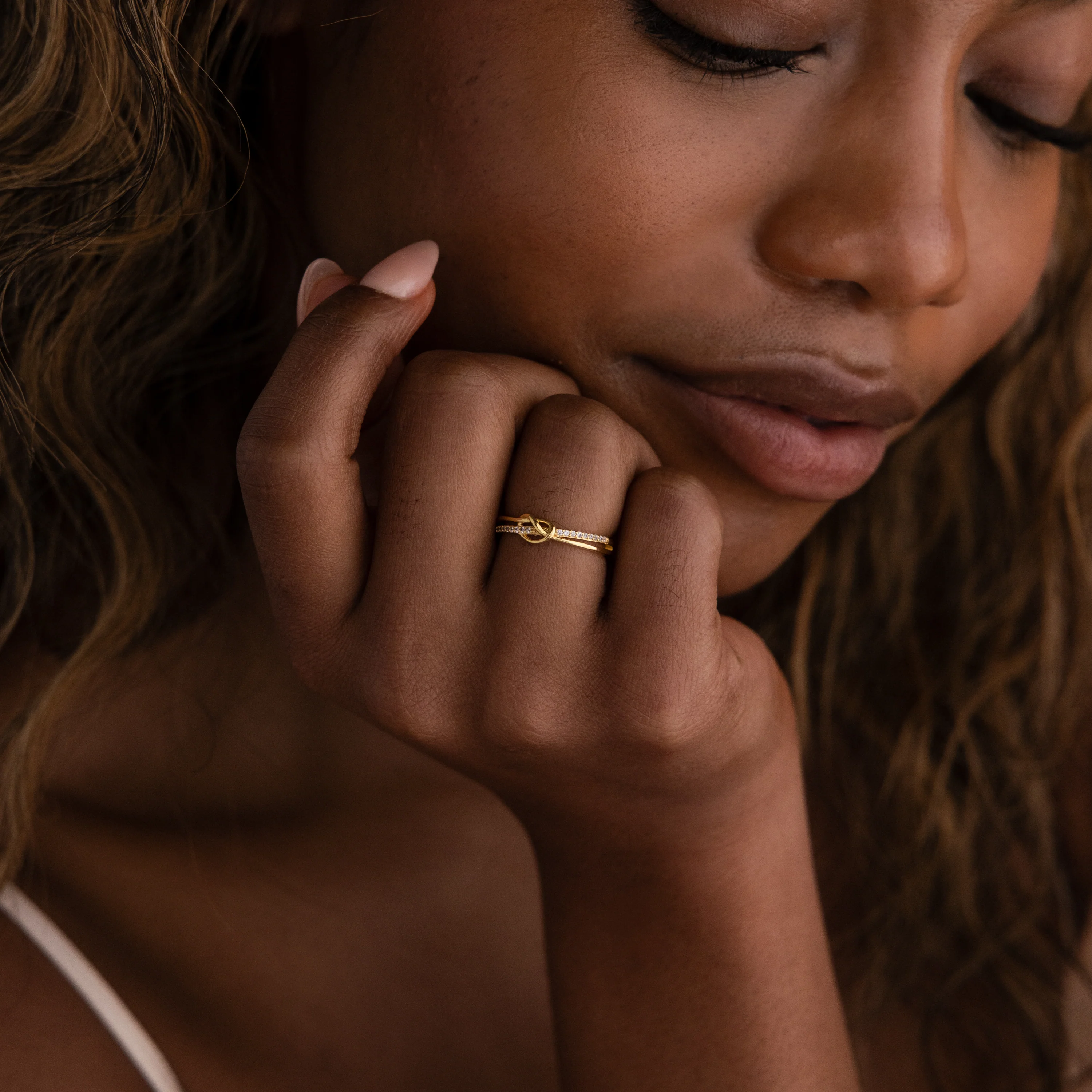 Pave Knot Ring - Image 3