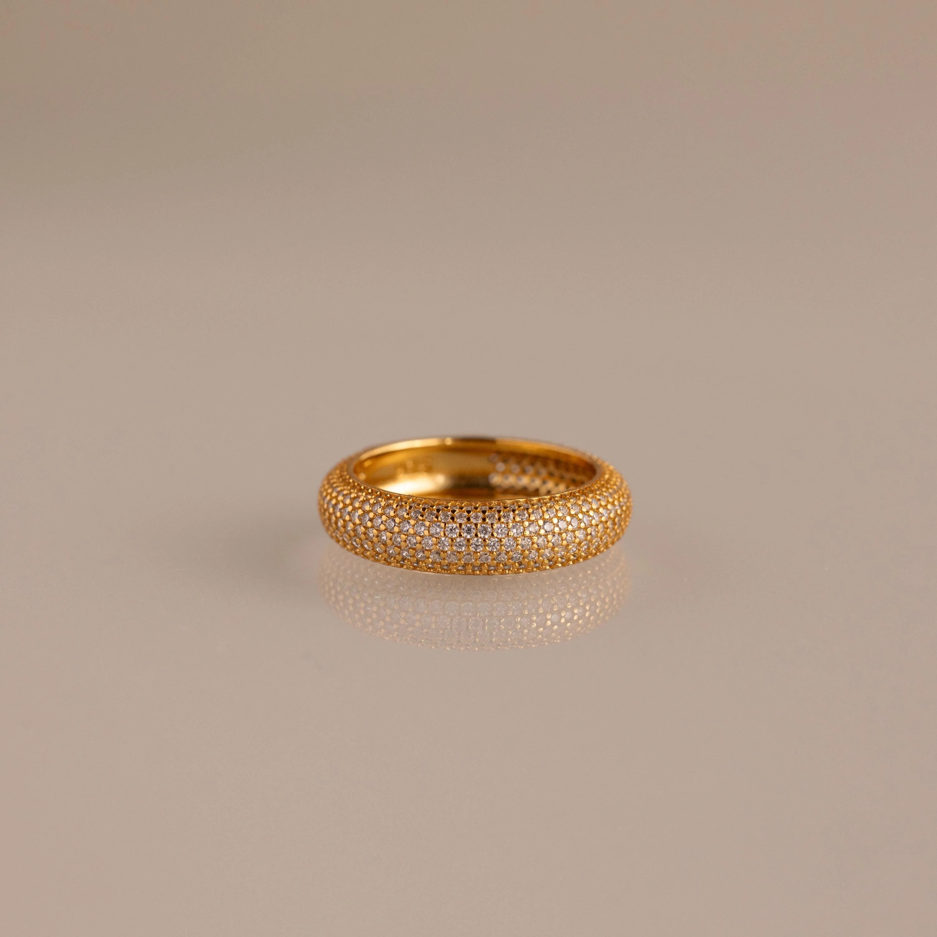 Bold Pave Stacking Ring