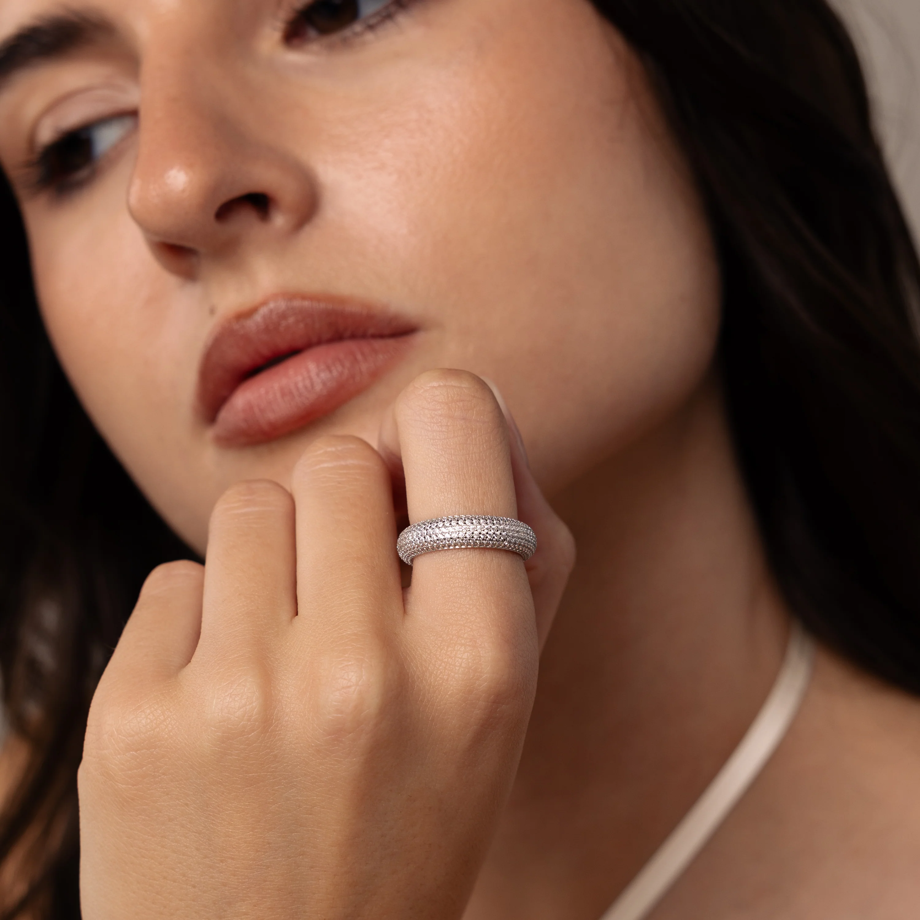 Pave Stacking Rings - Image 4