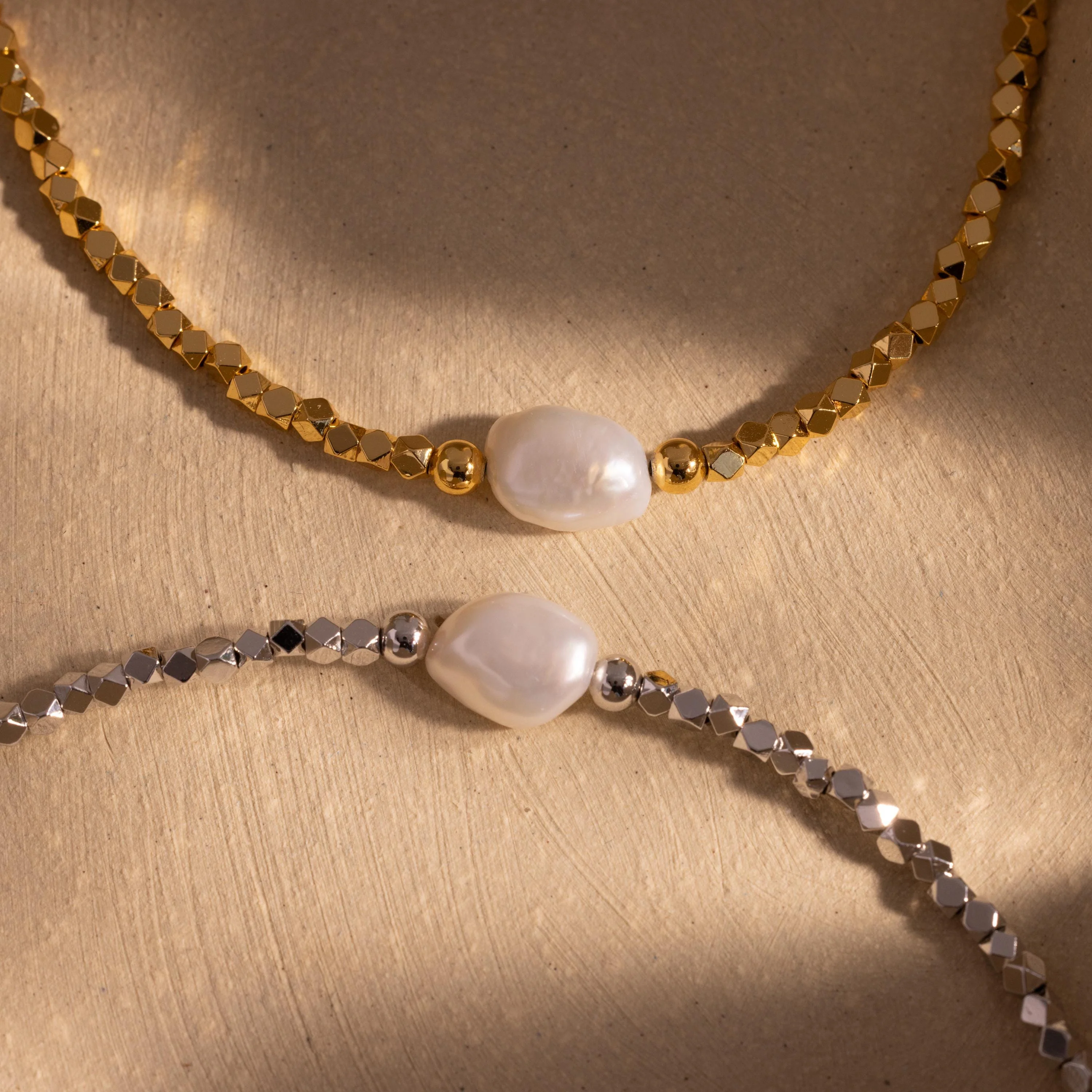 Pearl Charm Beaded Bracelet - Image 5