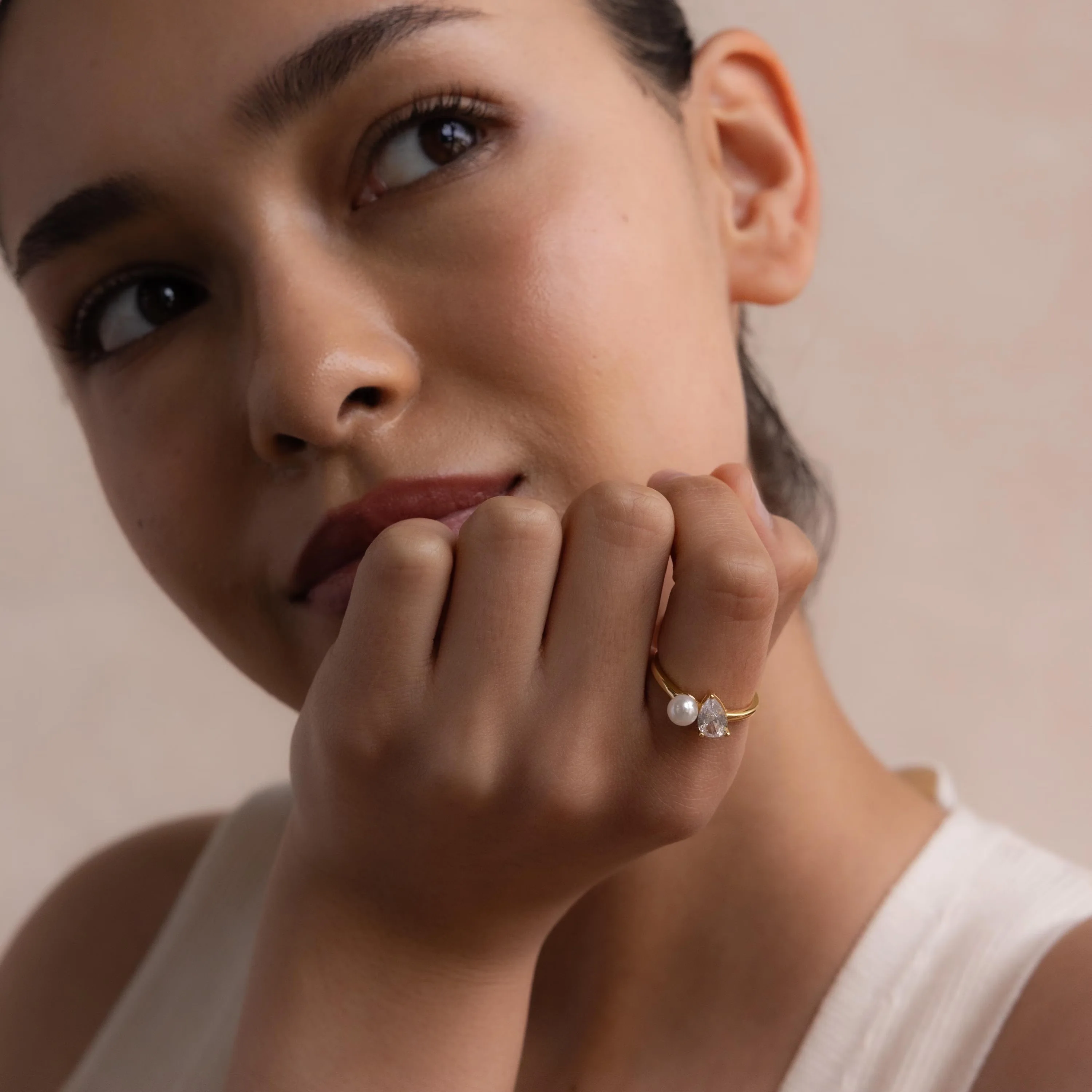 Pearl Diamond Ring - Image 4