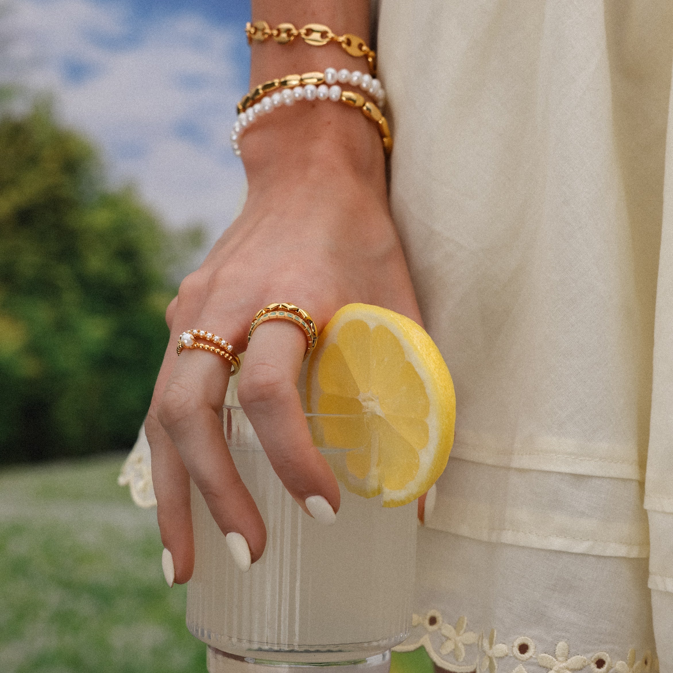 Pearl Duo Ring - Image 6