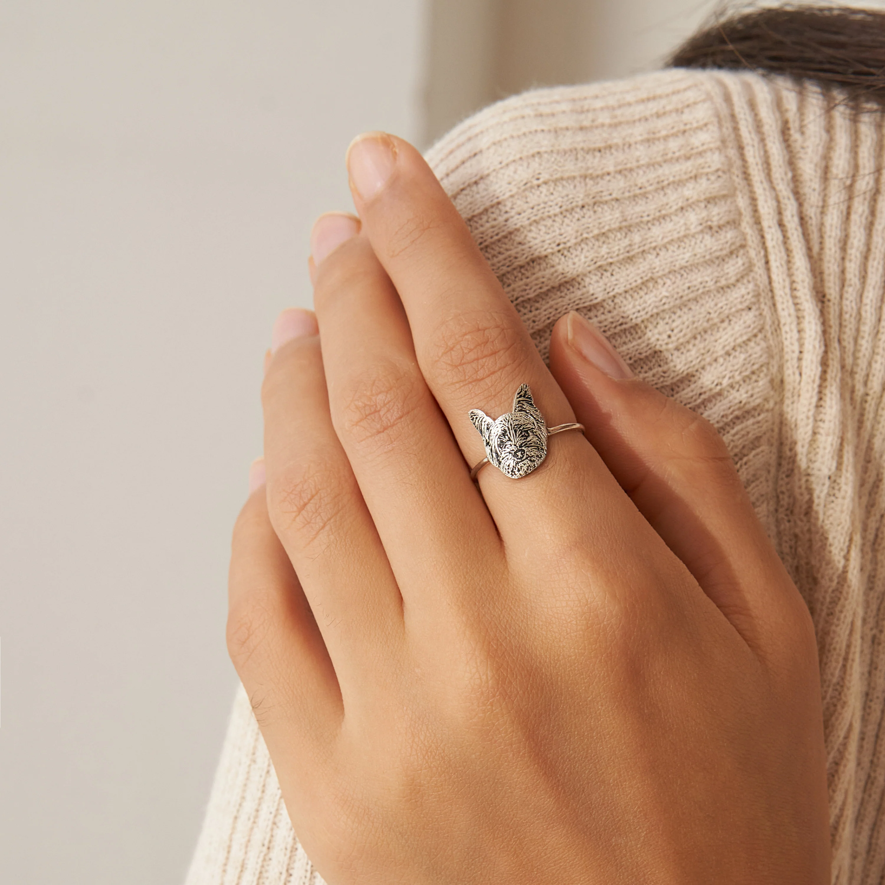 Pet Portrait Ring - Image 2