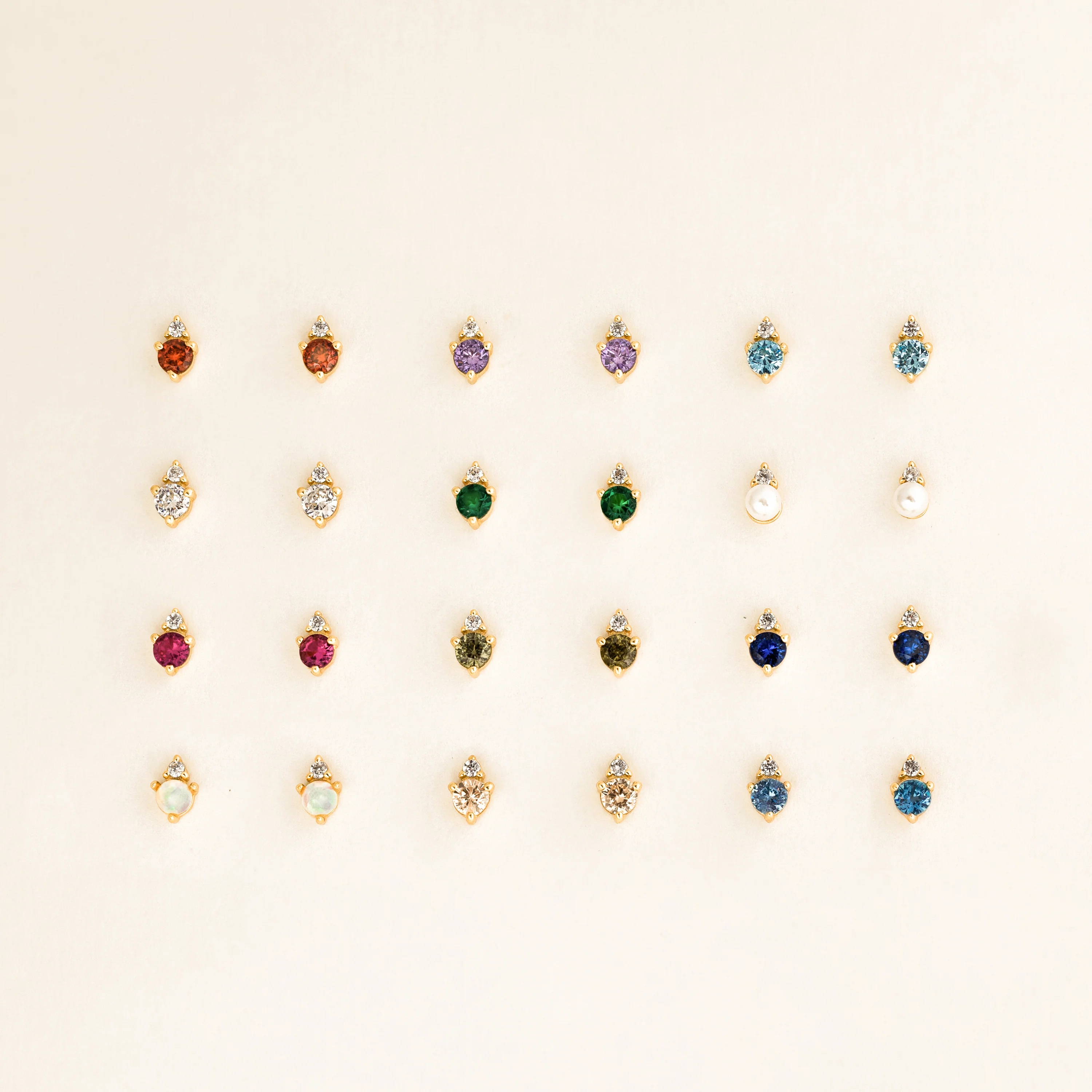 Raindrop Amethyst Studs - Image 6