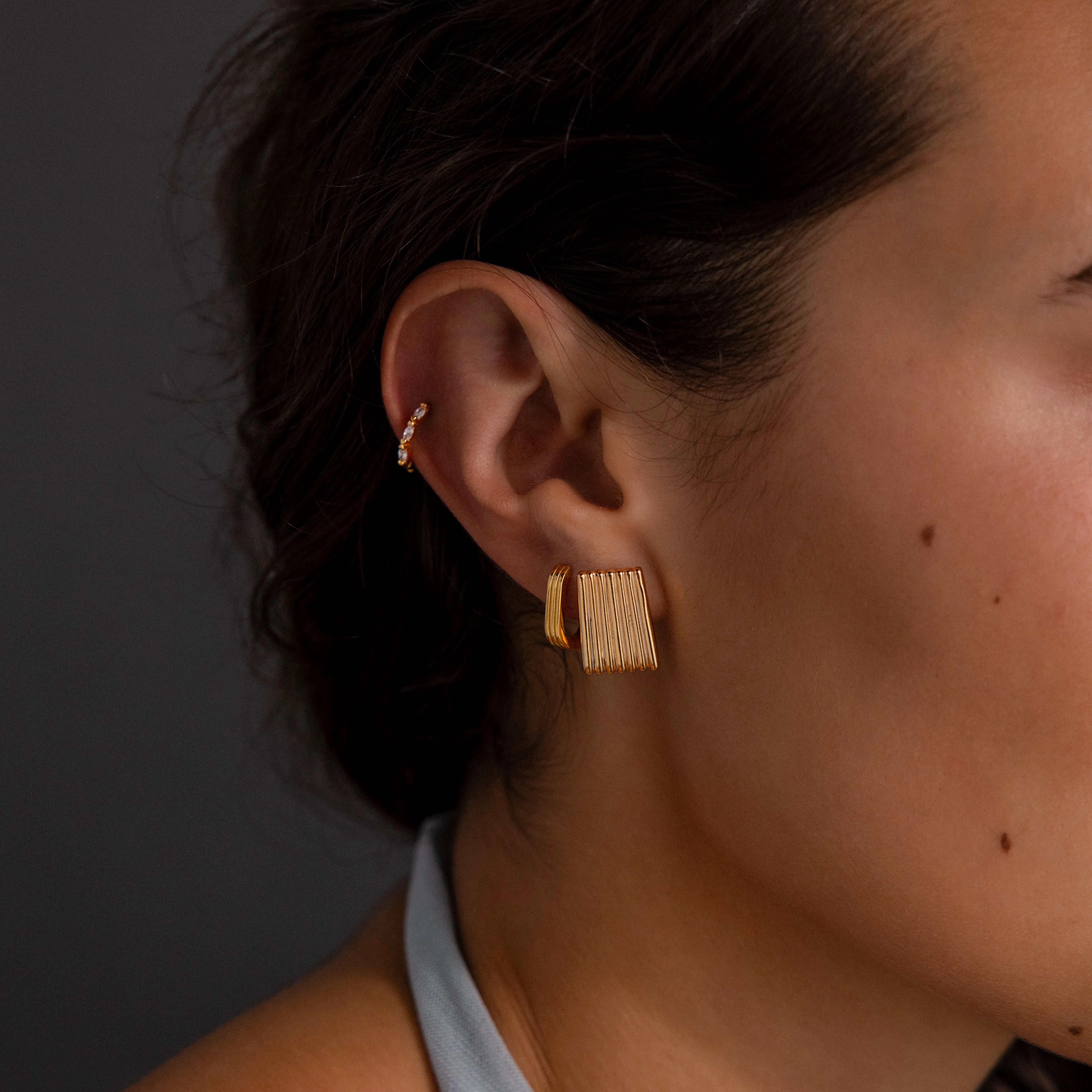 Ribbed Earrings - Image 6