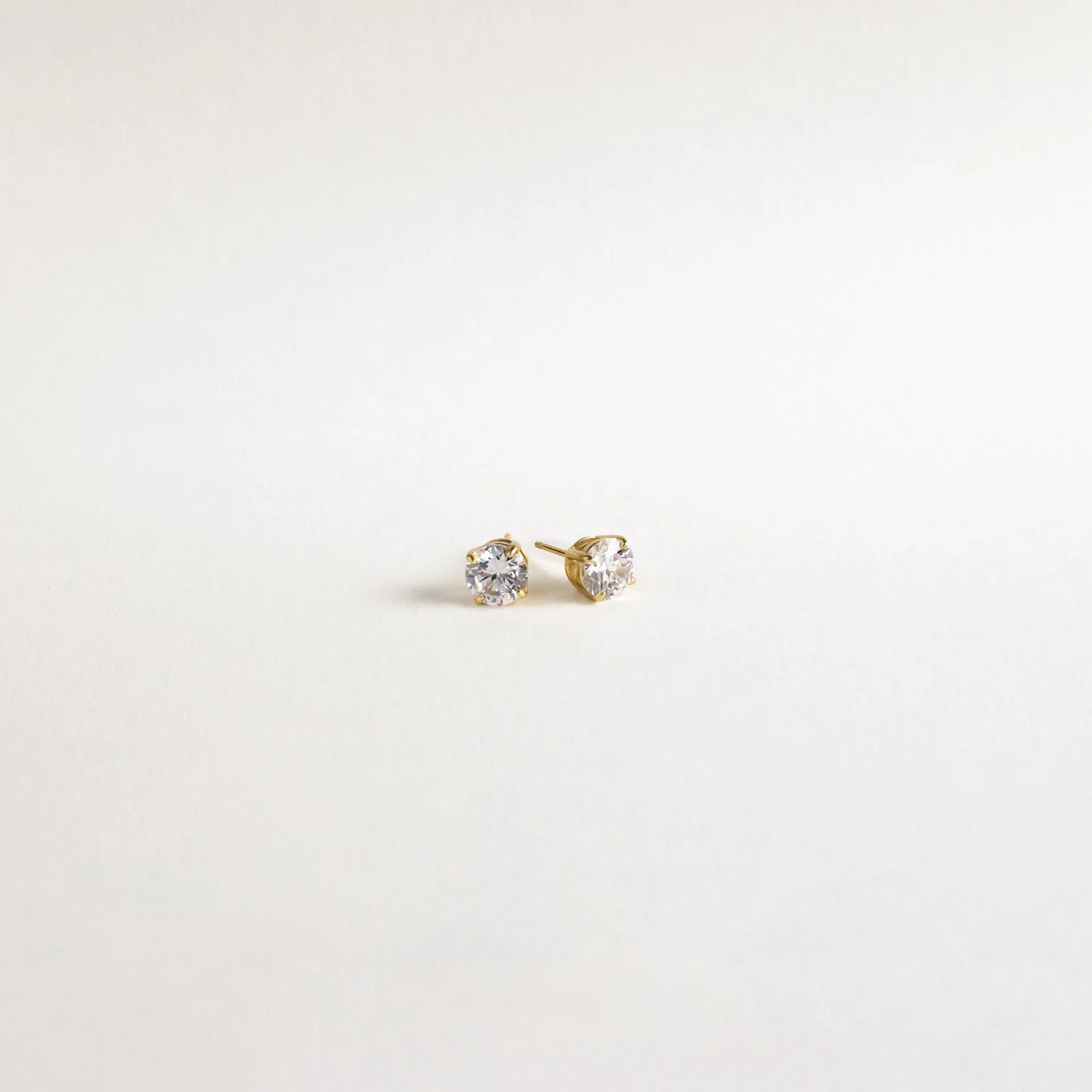 Round Diamond Studs - Image 5