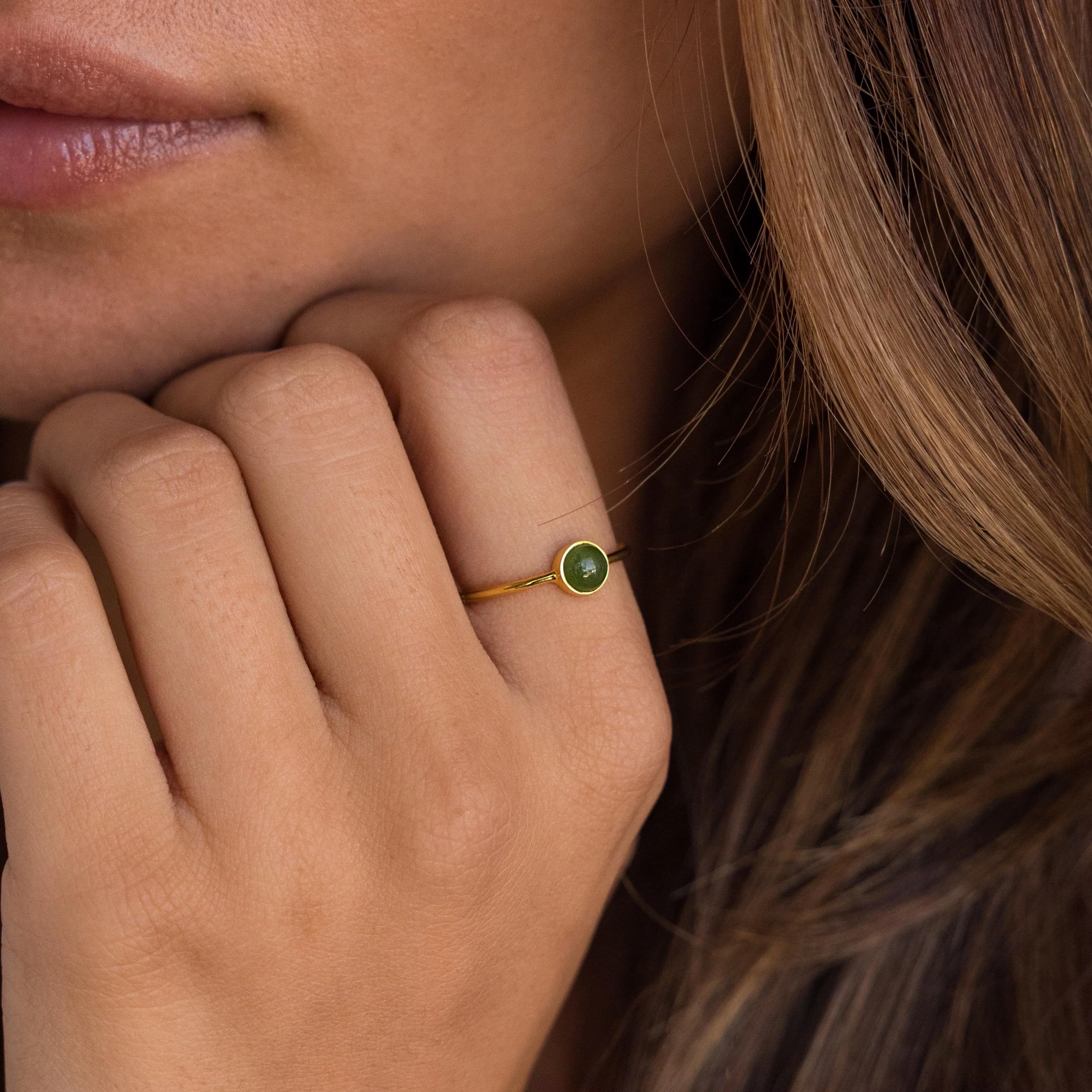 Round Jade Ring - Image 2