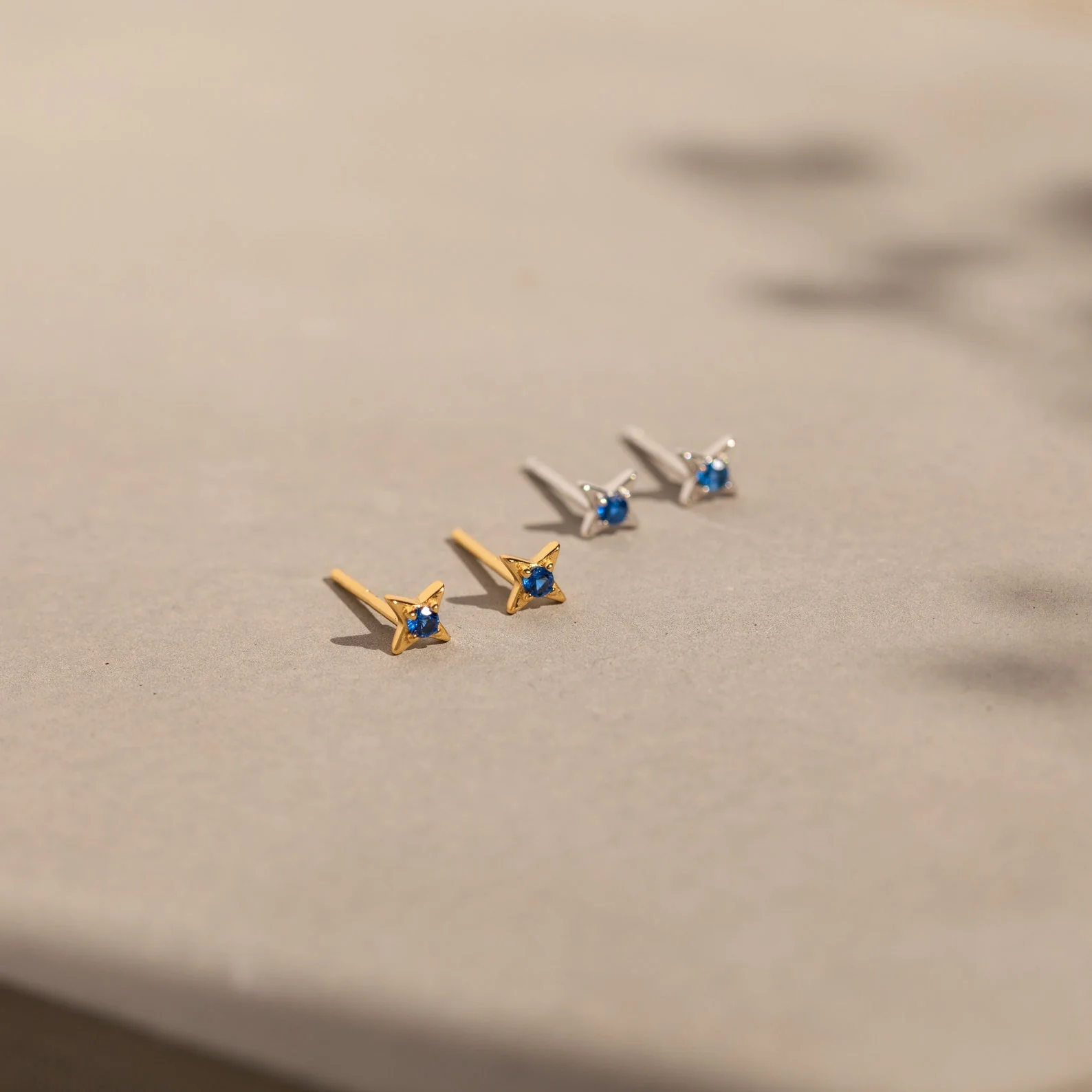 Sapphire Star Studs - Image 5