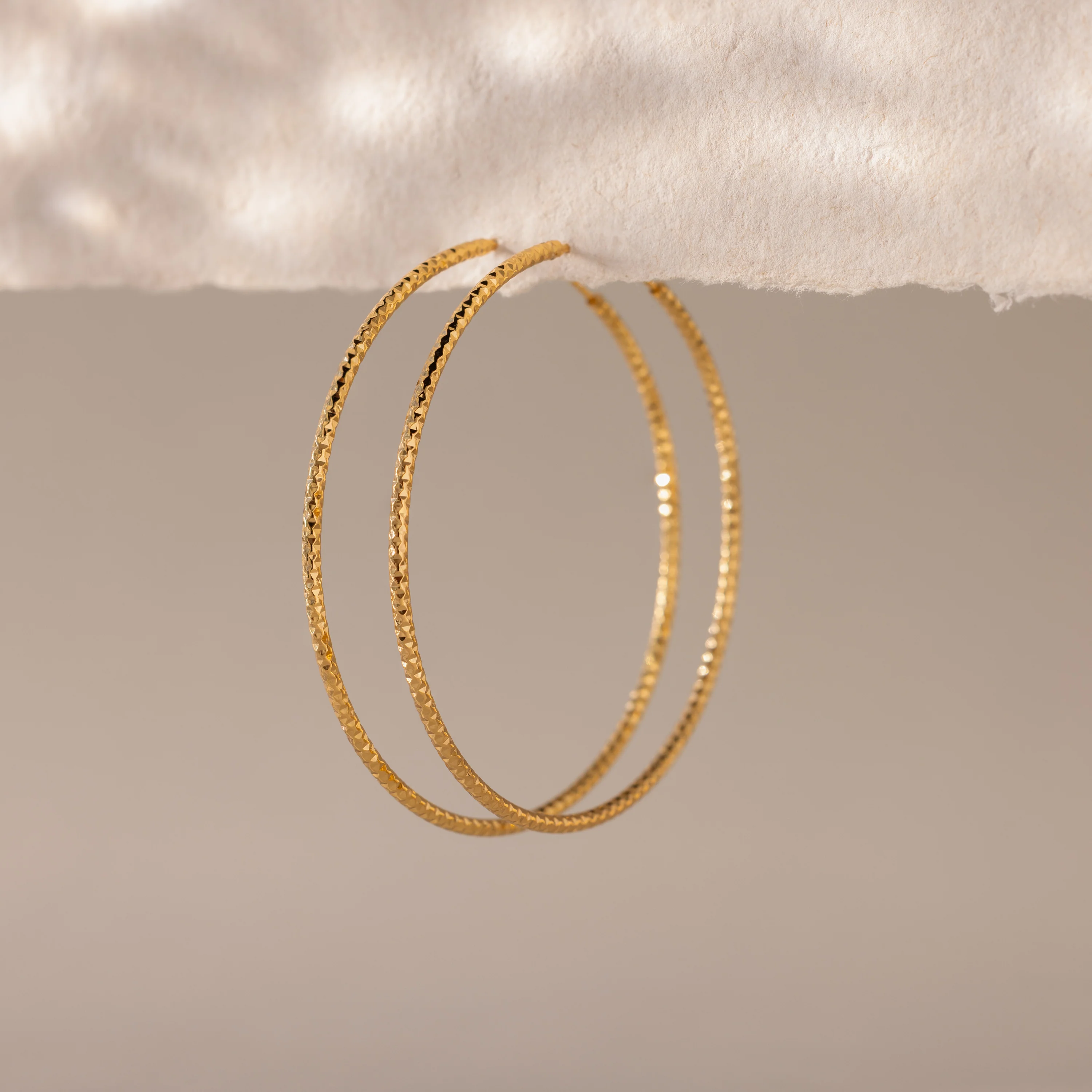 Large Sparkle Hoops