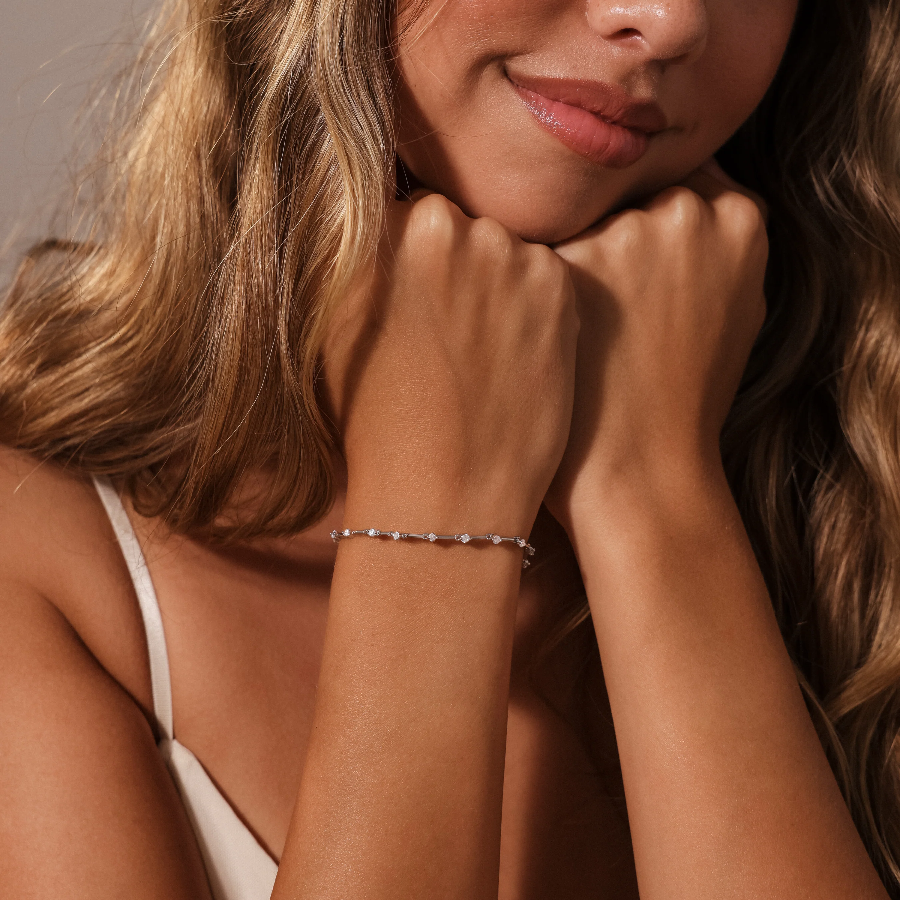 Sprinkle Diamond Tennis Bracelet - Image 4
