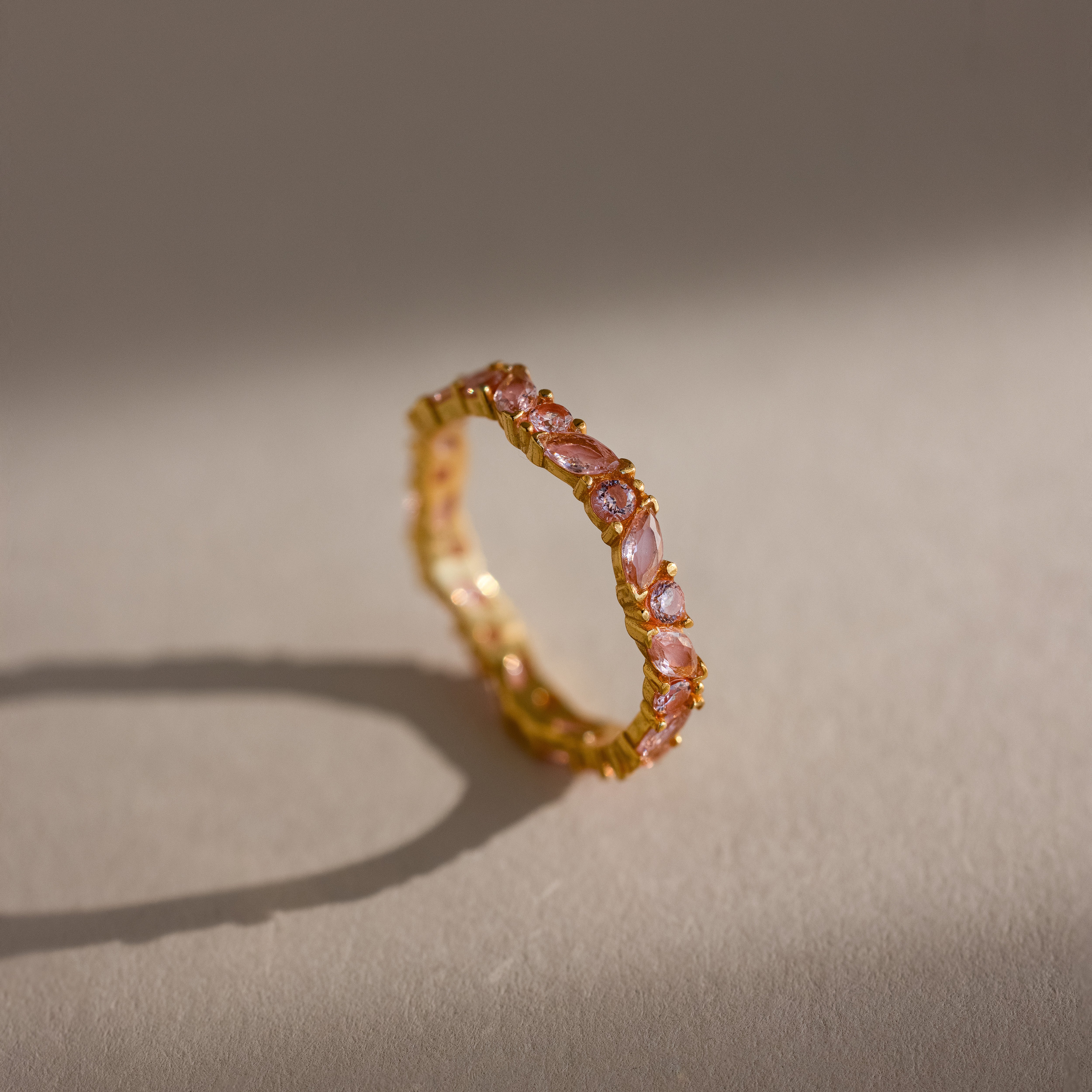 Staggered Marquise Birthstone Ring - Image 17