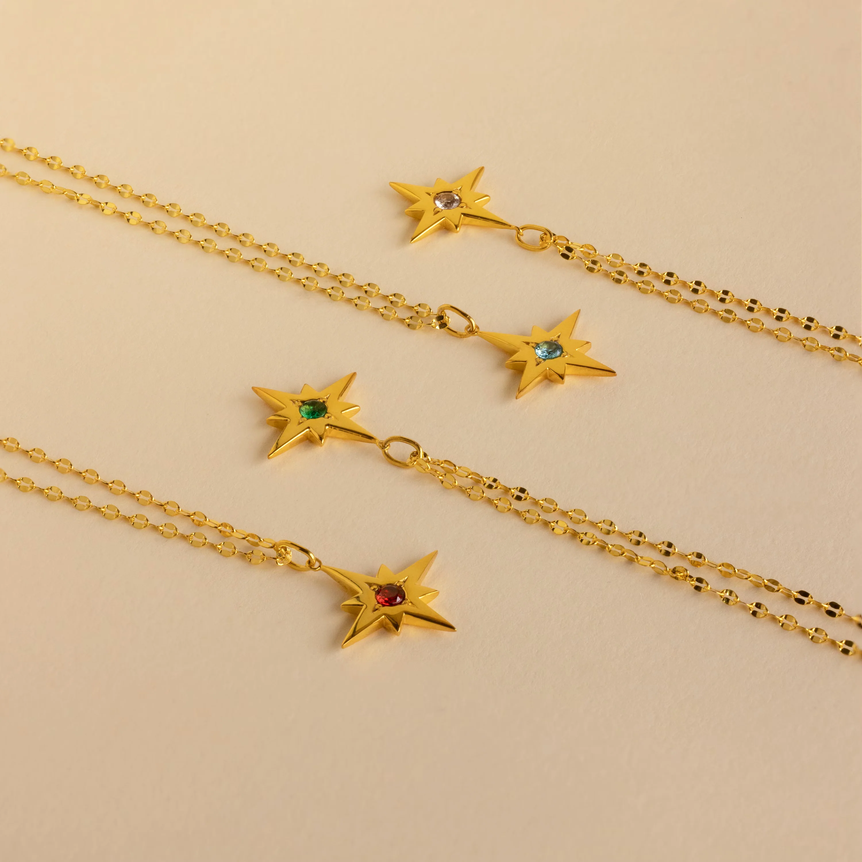 Star Birthstone Necklace - Image 5